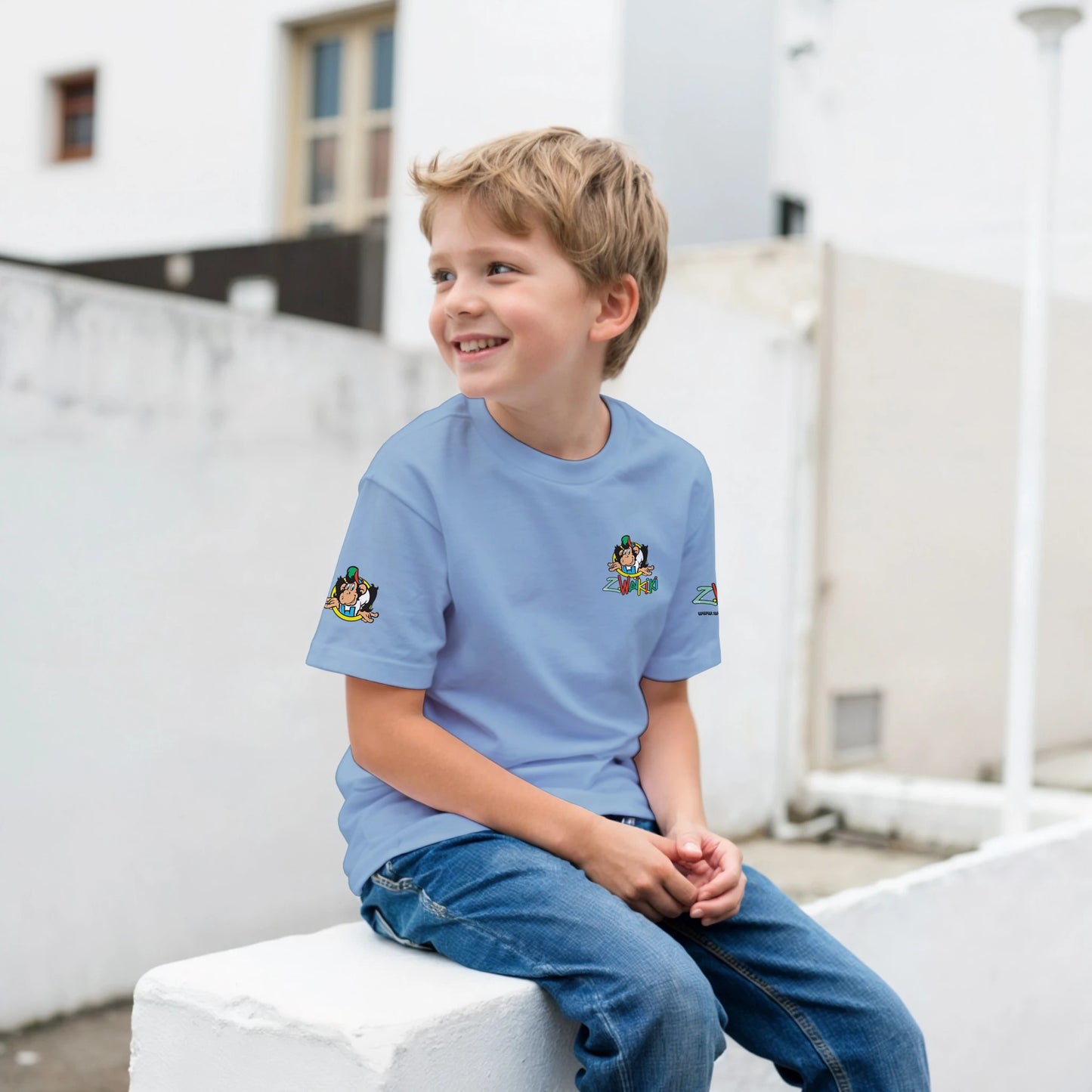 t-shirt waikiki gen z classic kids crewneck t shirt gildan® 5000b singe vintage y2k années 90