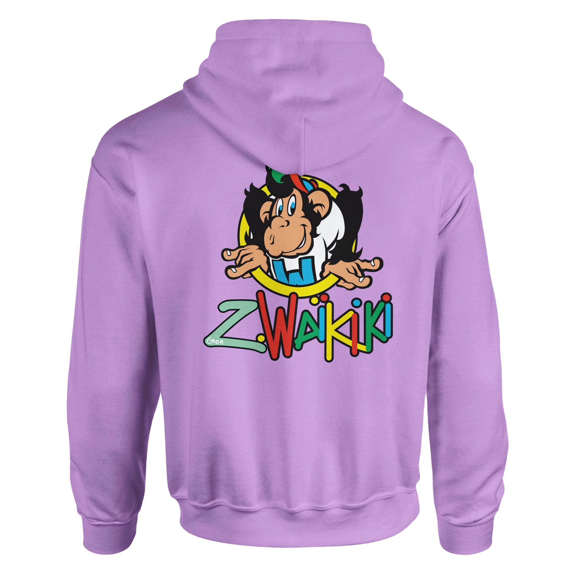 sweat waikiki gen z classic unisex pullover hoodie gildan® 18500 singe vintage y2k années 90
