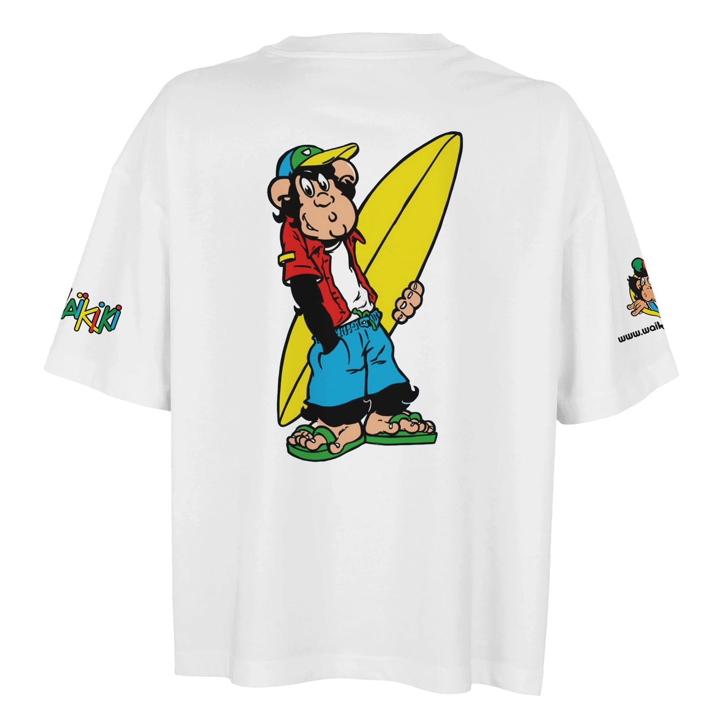 t-shirt waikiki gen z oversized t shirt revival femme logo specifique singe vintage y2k années 90