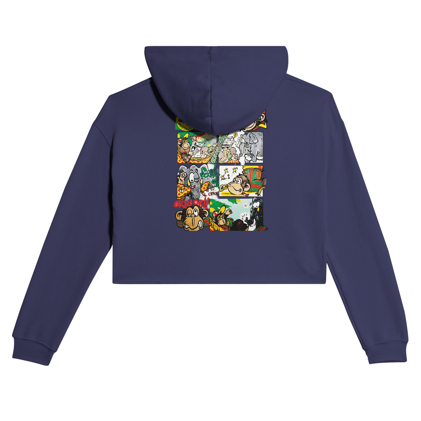 sweat waikiki gen z womens cropped hoodie bella canvas 7502 singe vintage y2k années 90
