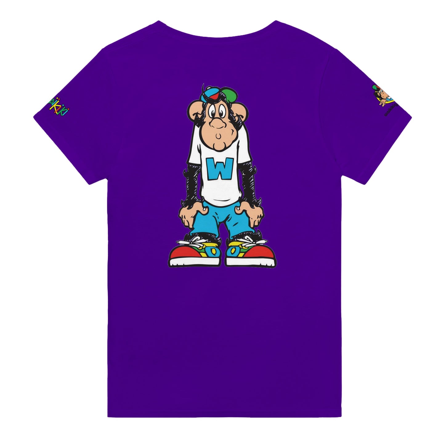 t-shirt waikiki gen z t shirt revival waiting unisexe heavyweight vintage 90s y2k logo marque dos poitrine et manches 100 coton made in france 2 singe vintage y2k années 90