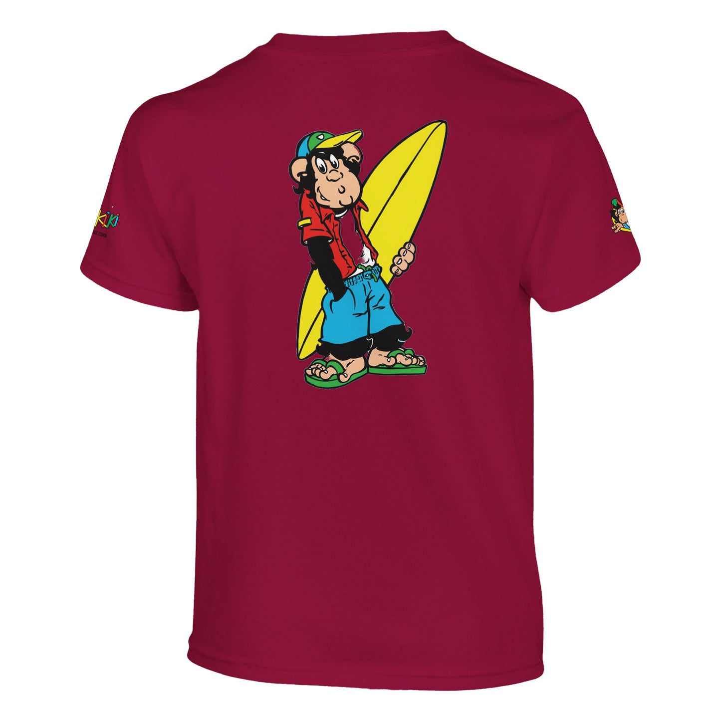 t-shirt waikiki gen z t shirt enfant revival coupe classique vintage logo specifique poitrine dos manches comme a lepoque singe vintage y2k années 90