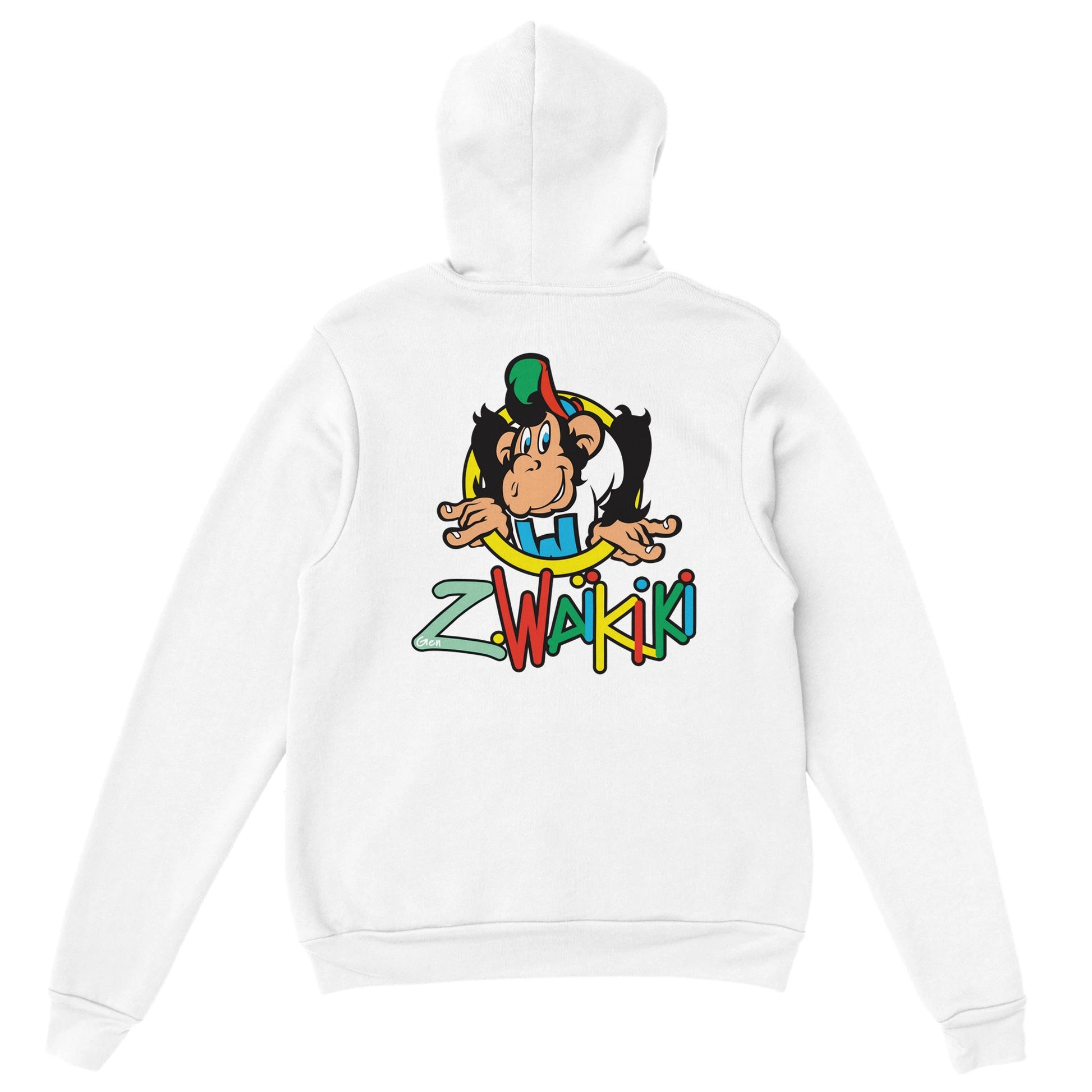 sweat waikiki gen z classic unisex pullover hoodie gildan® 18500 singe vintage y2k années 90