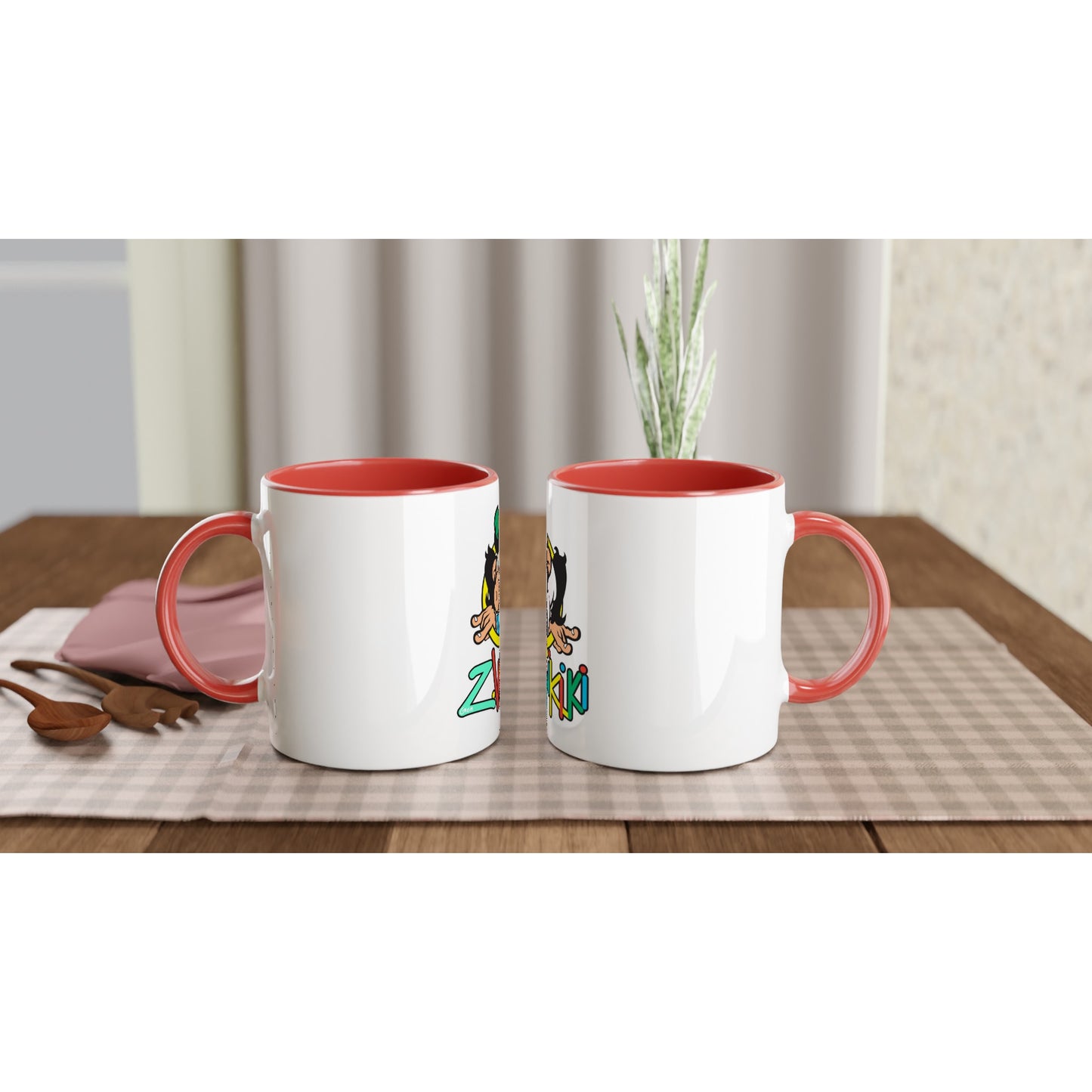 pièce waikiki gen z mug ceramique 250ml couleur interieure singe vintage y2k années 90