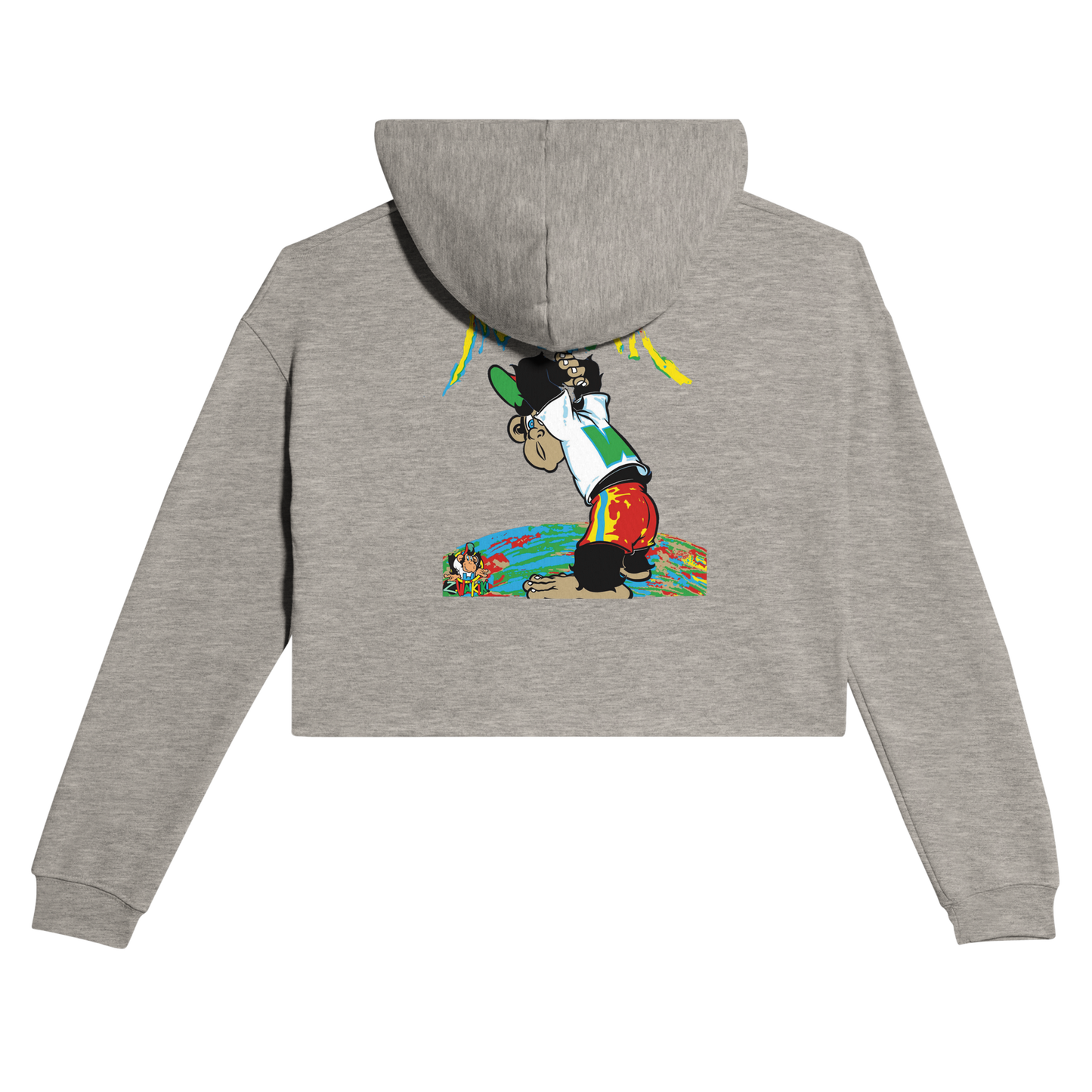 sweat waikiki gen z womens cropped hoodie bella canvas 7502 singe vintage y2k années 90