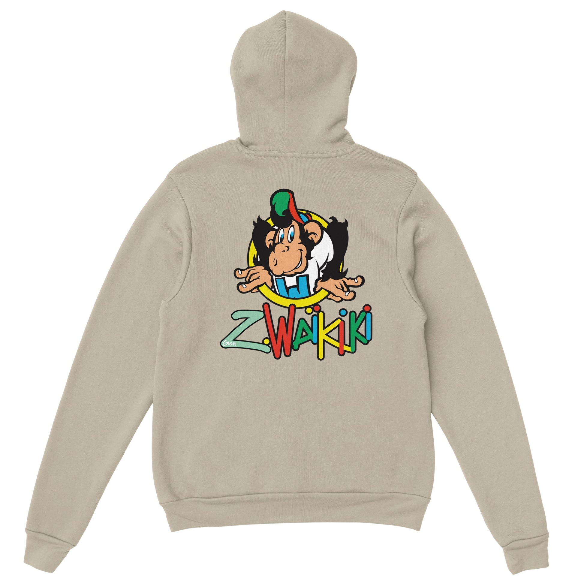 sweat waikiki gen z classic unisex pullover hoodie gildan® 18500 singe vintage y2k années 90