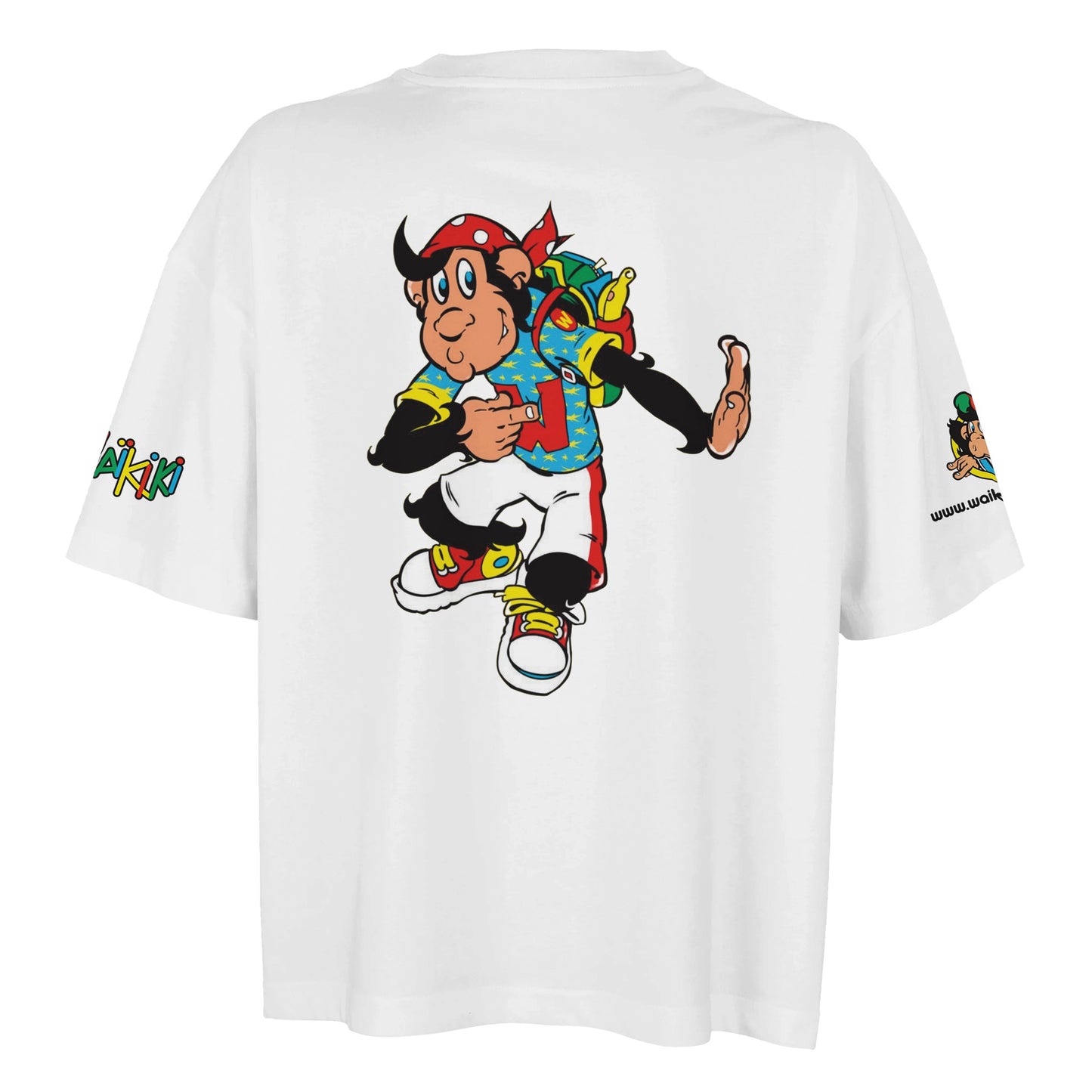 t-shirt waikiki gen z oversized t shirt revival femme logo specifique singe vintage y2k années 90