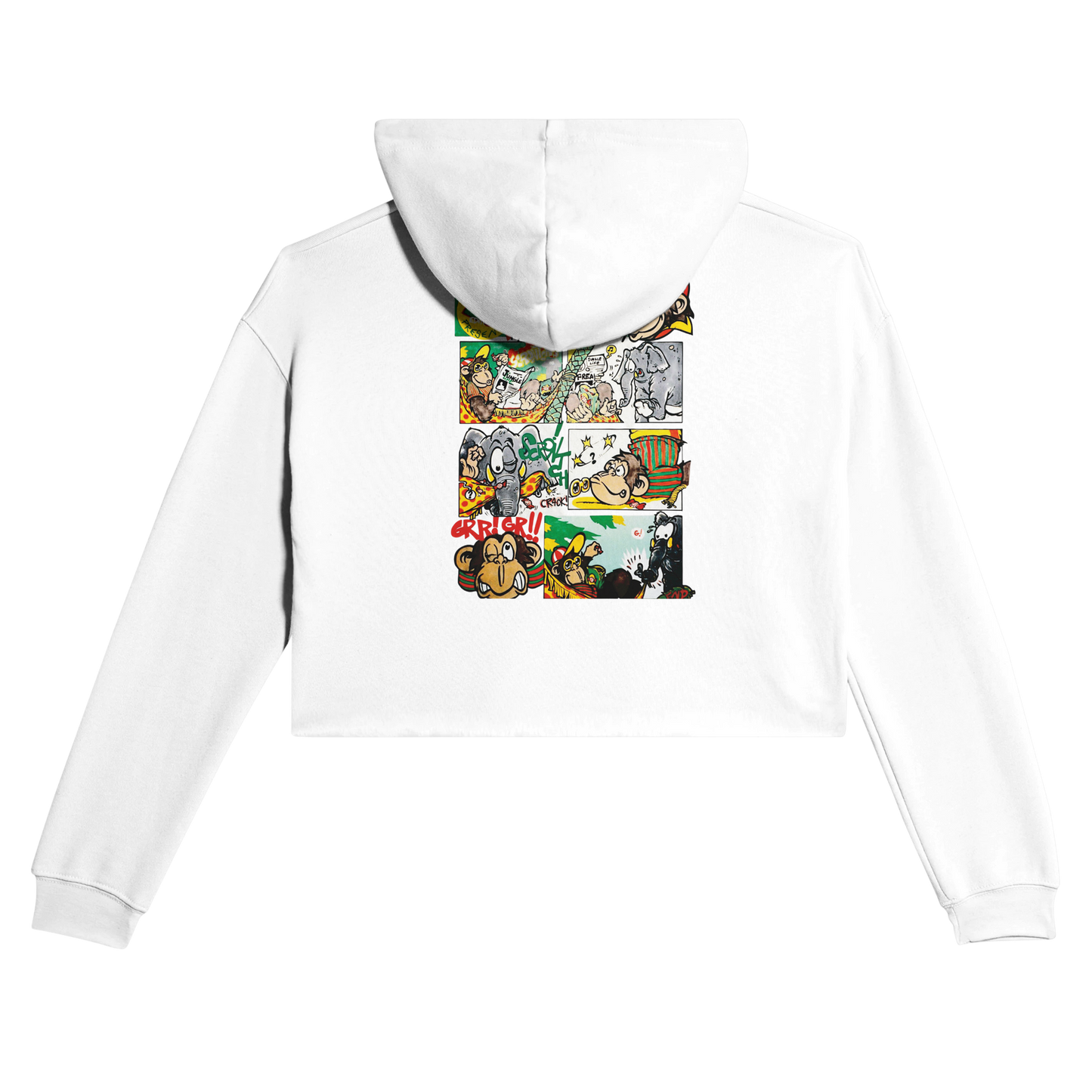 sweat waikiki gen z womens cropped hoodie bella canvas 7502 singe vintage y2k années 90