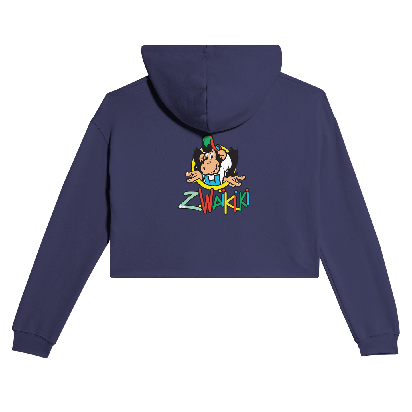 sweat waikiki gen z womens cropped hoodie bella canvas 7502 singe vintage y2k années 90