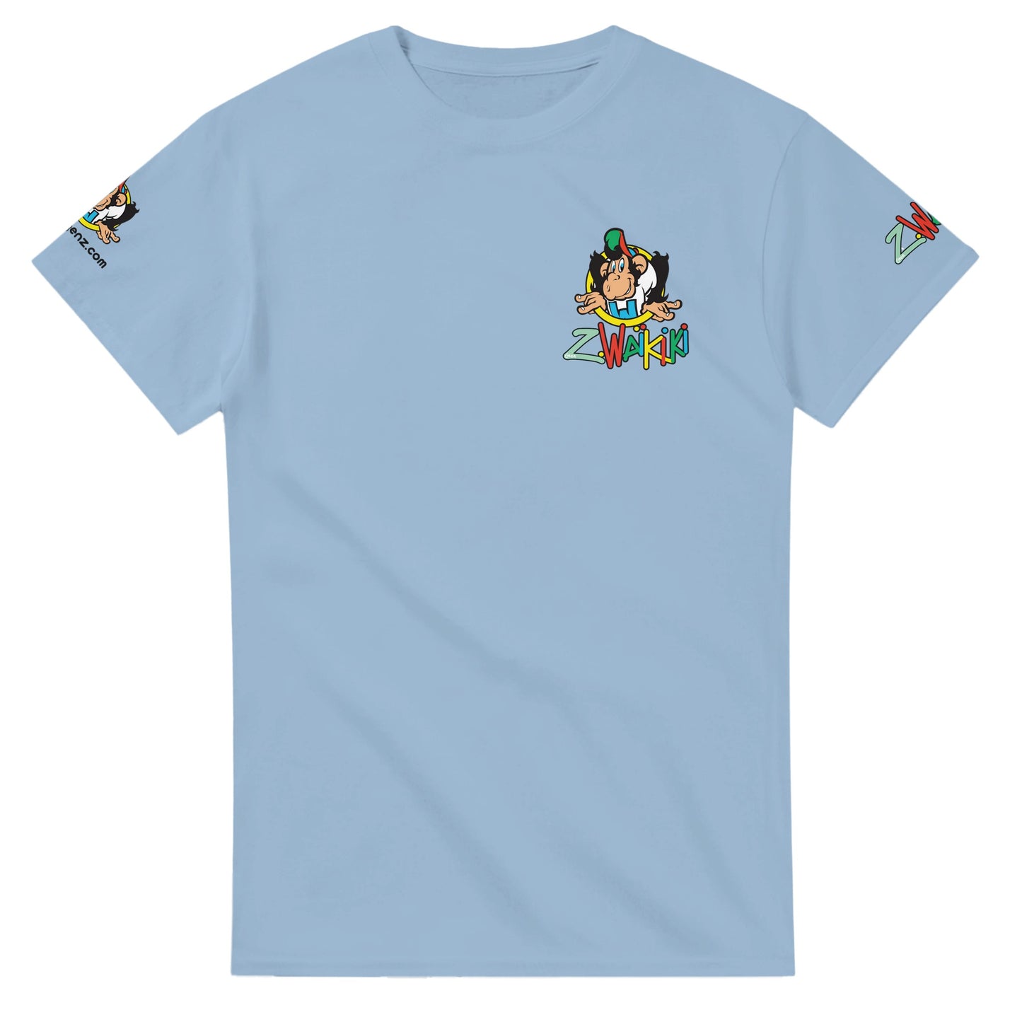 t-shirt waikiki gen z t shirt revival top gun unisexe heavyweight vintage 90s y2k logo marque dos poitrine et manches 100 coton made in france singe vintage y2k années 90
