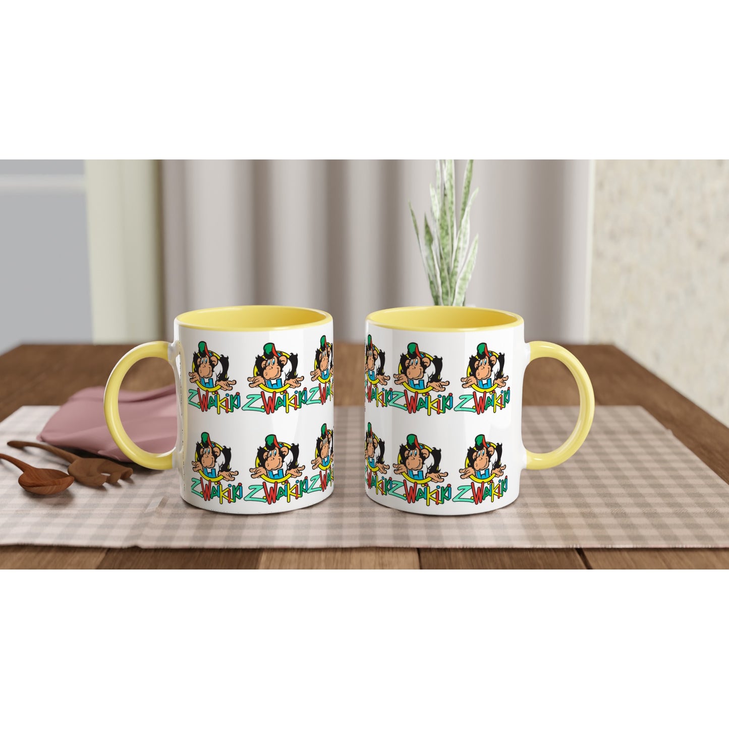pièce waikiki gen z mug ceramique 250ml couleur interieure singe vintage y2k années 90