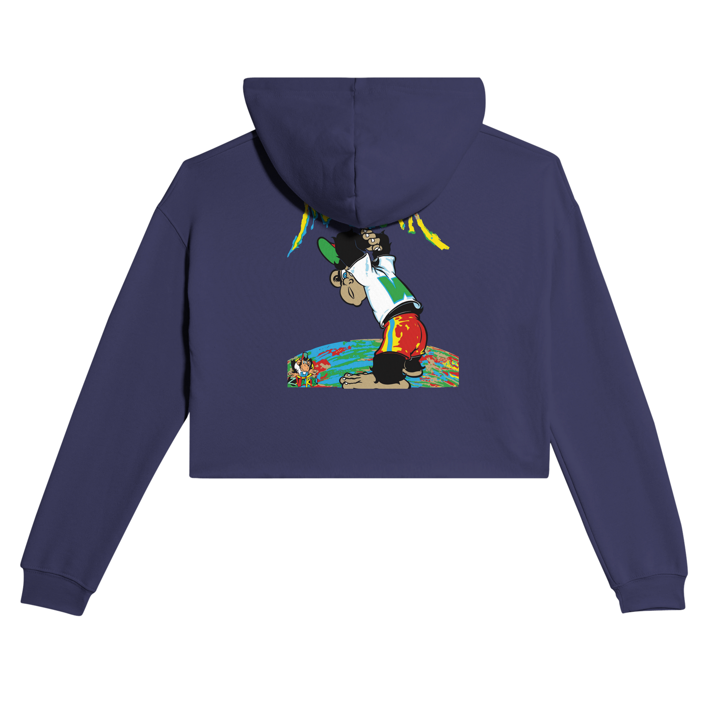 sweat waikiki gen z womens cropped hoodie bella canvas 7502 singe vintage y2k années 90