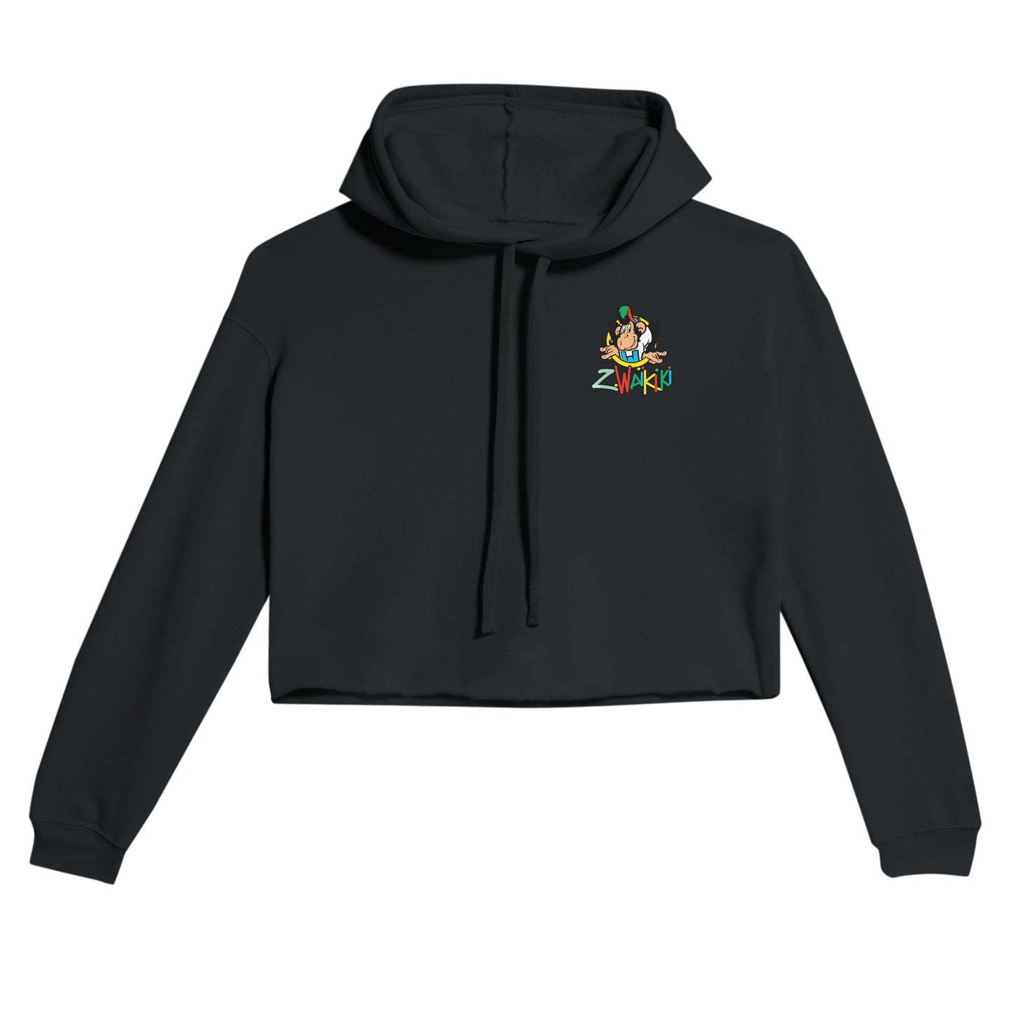 sweat waikiki gen z womens cropped hoodie bella canvas 7502 singe vintage y2k années 90