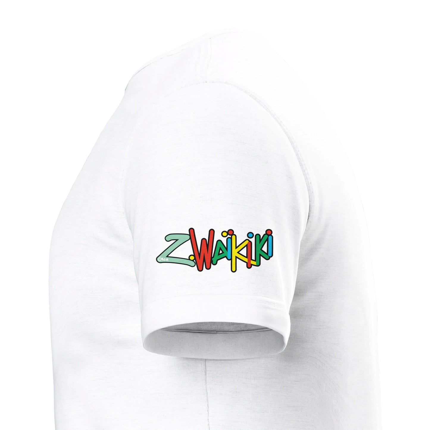 t-shirt waikiki gen z t shirt revival look at me unisexe heavyweight vintage 90s y2k logo marque dos poitrine et manches 100 coton made in france singe vintage y2k années 90