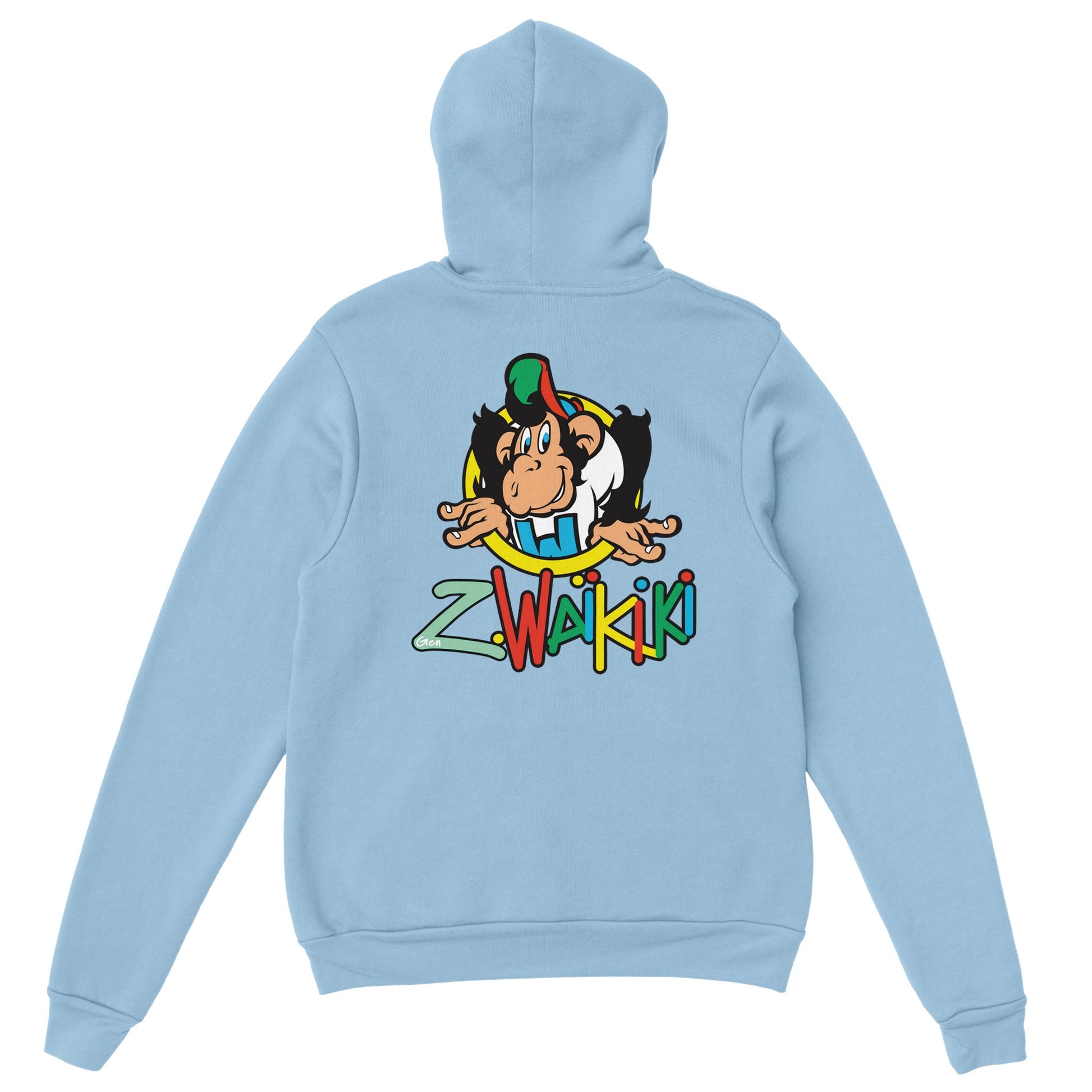 sweat waikiki gen z classic unisex pullover hoodie gildan® 18500 singe vintage y2k années 90