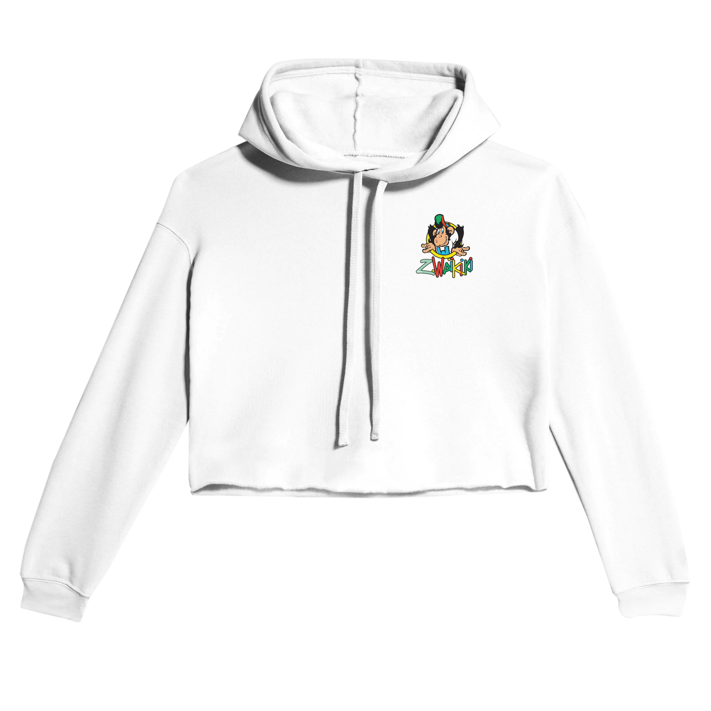 sweat waikiki gen z womens cropped hoodie bella canvas 7502 singe vintage y2k années 90