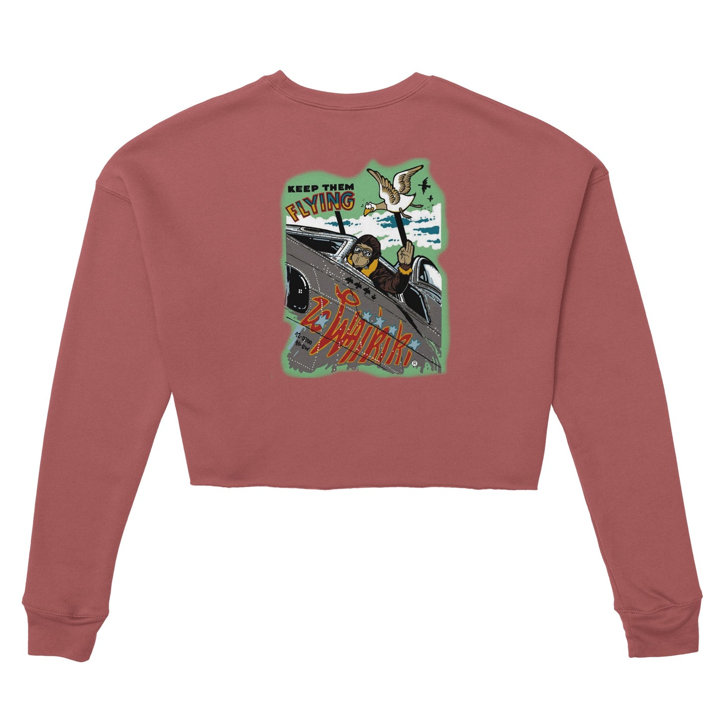 sweat waikiki gen z womens cropped sweatshirt bella canvas 7503 singe vintage y2k années 90