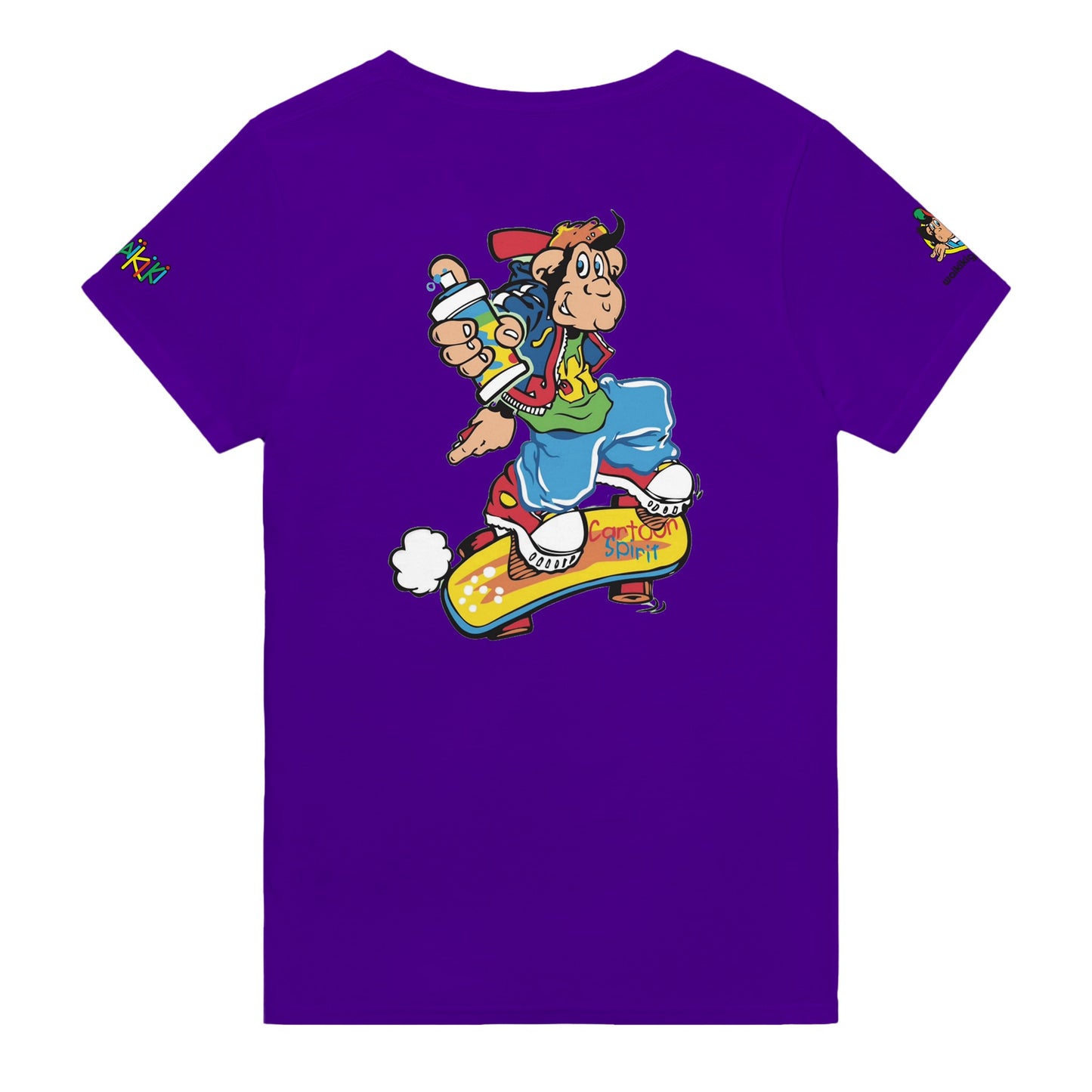 t-shirt waikiki gen z t shirt revival grapher unisexe heavyweight vintage 90s y2k logo marque dos poitrine et manches 100 coton made in france 1 singe vintage y2k années 90