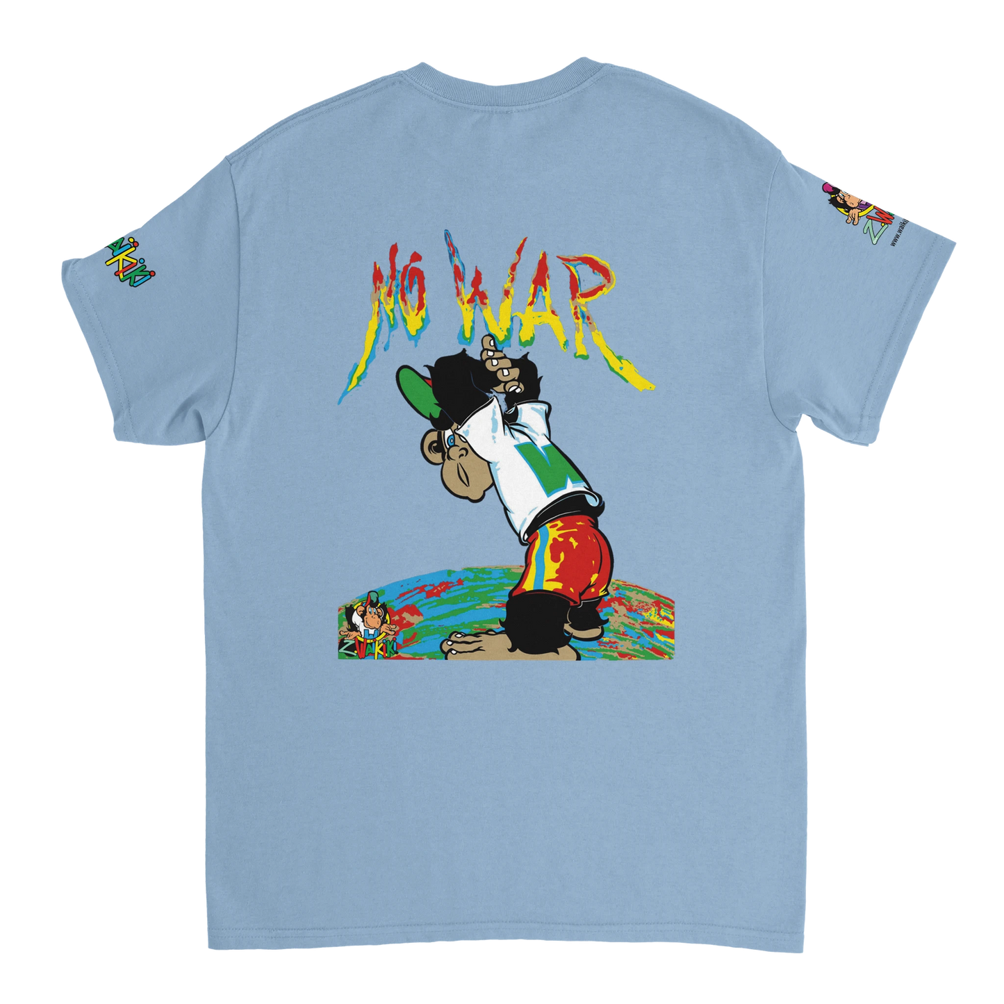 t-shirt waikiki gen z t shirt unisexe heavyweight no war edition 2025 singe vintage y2k années 90