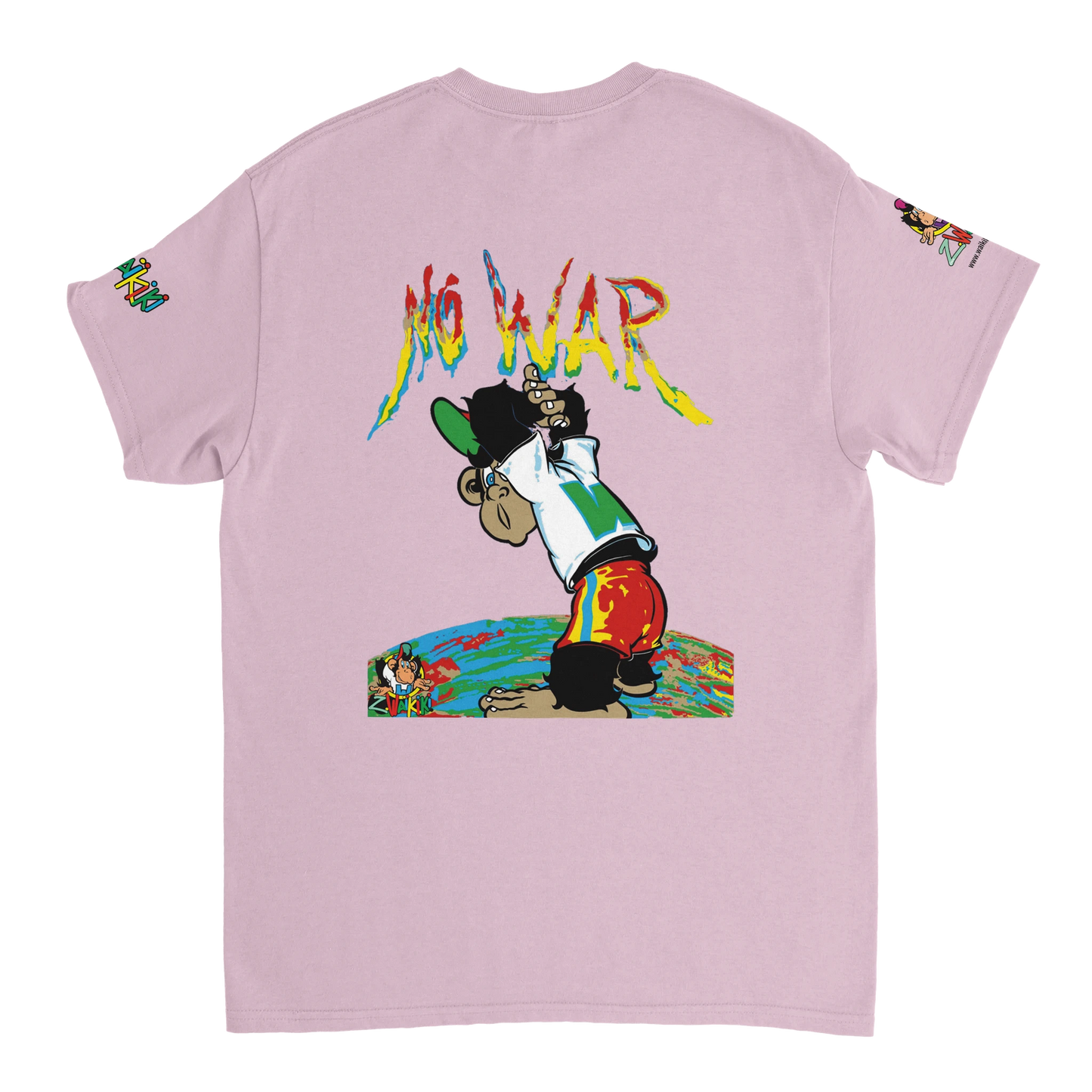 t-shirt waikiki gen z t shirt unisexe heavyweight no war edition 2025 singe vintage y2k années 90