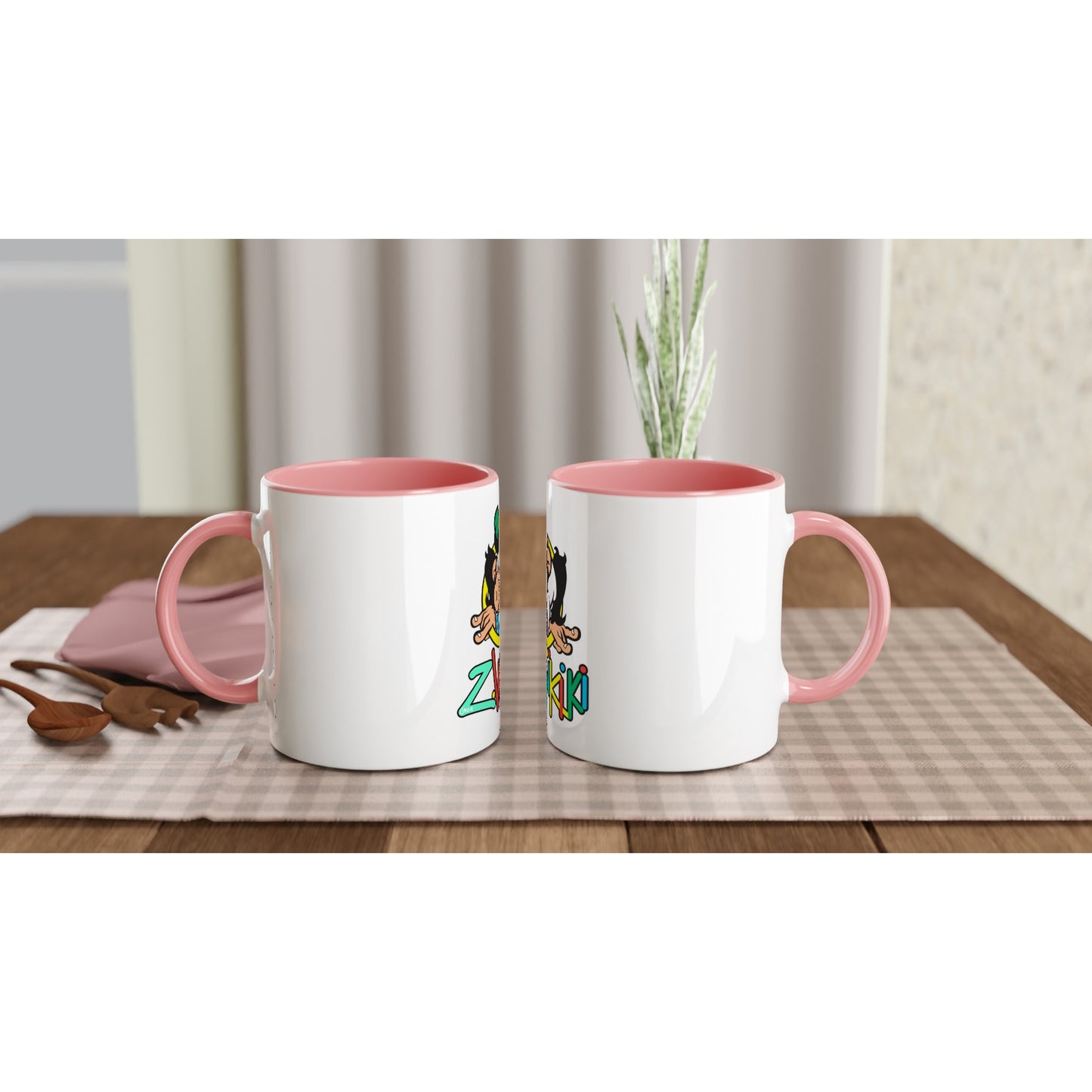 pièce waikiki gen z mug ceramique 250ml couleur interieure singe vintage y2k années 90