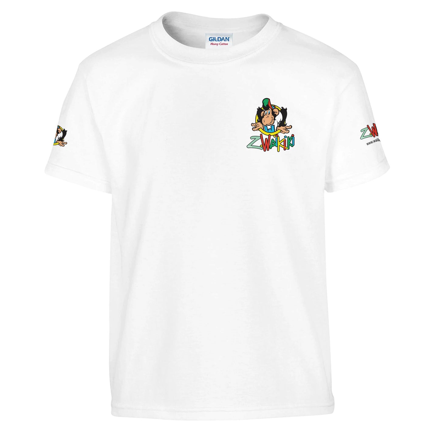 t-shirt waikiki gen z t shirt enfant revival coupe classique vintage logo specifique poitrine dos manches comme a lepoque singe vintage y2k années 90