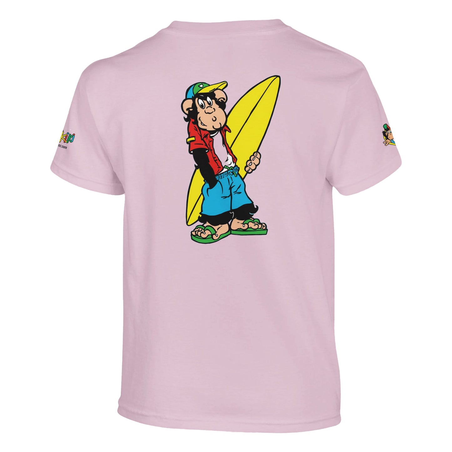 t-shirt waikiki gen z t shirt enfant revival coupe classique vintage logo specifique poitrine dos manches comme a lepoque singe vintage y2k années 90