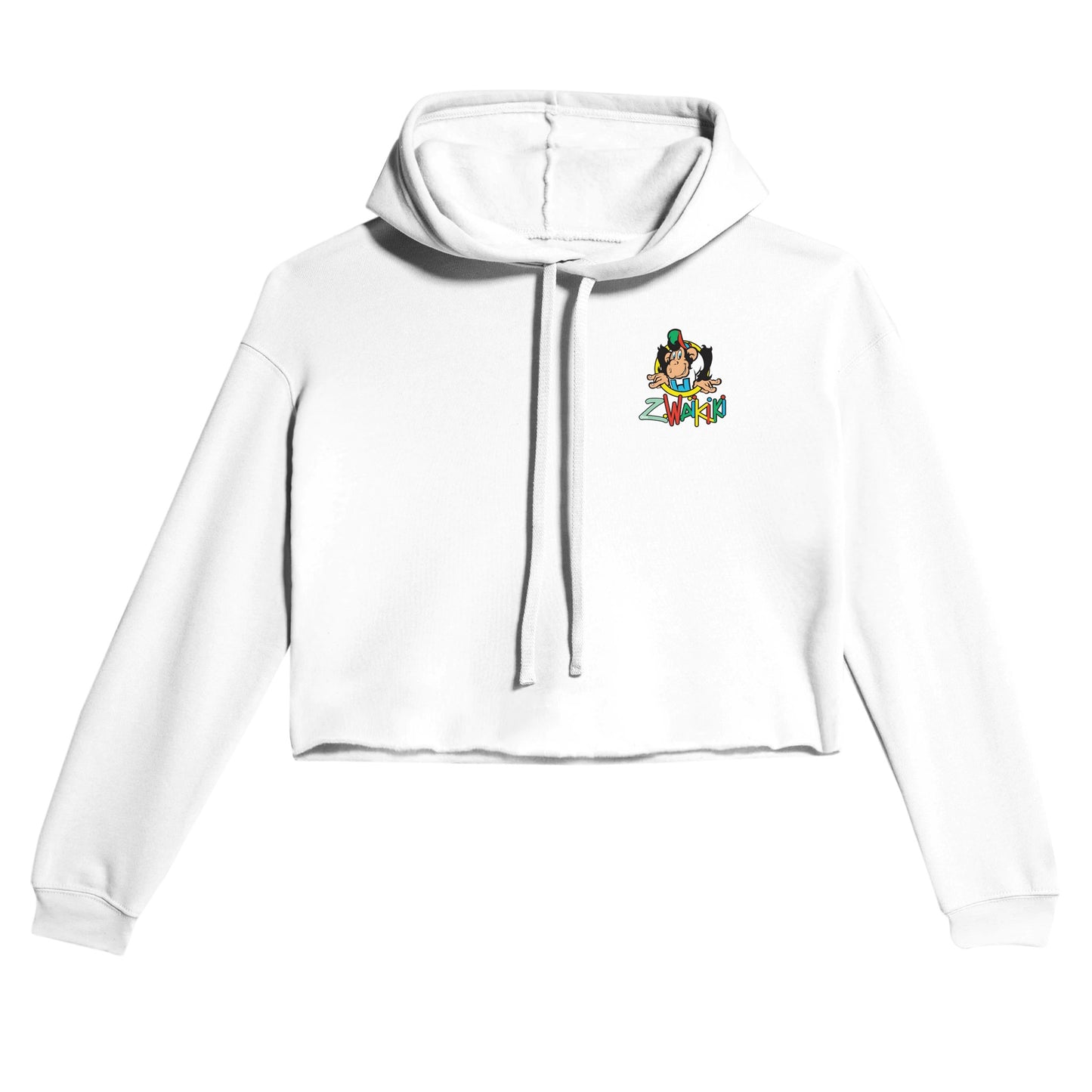 sweat waikiki gen z womens cropped hoodie bella canvas 7502 singe vintage y2k années 90