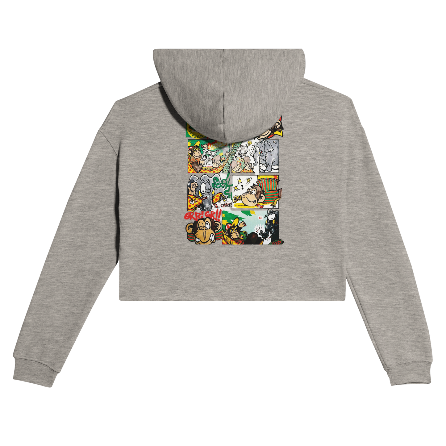 sweat waikiki gen z womens cropped hoodie bella canvas 7502 singe vintage y2k années 90