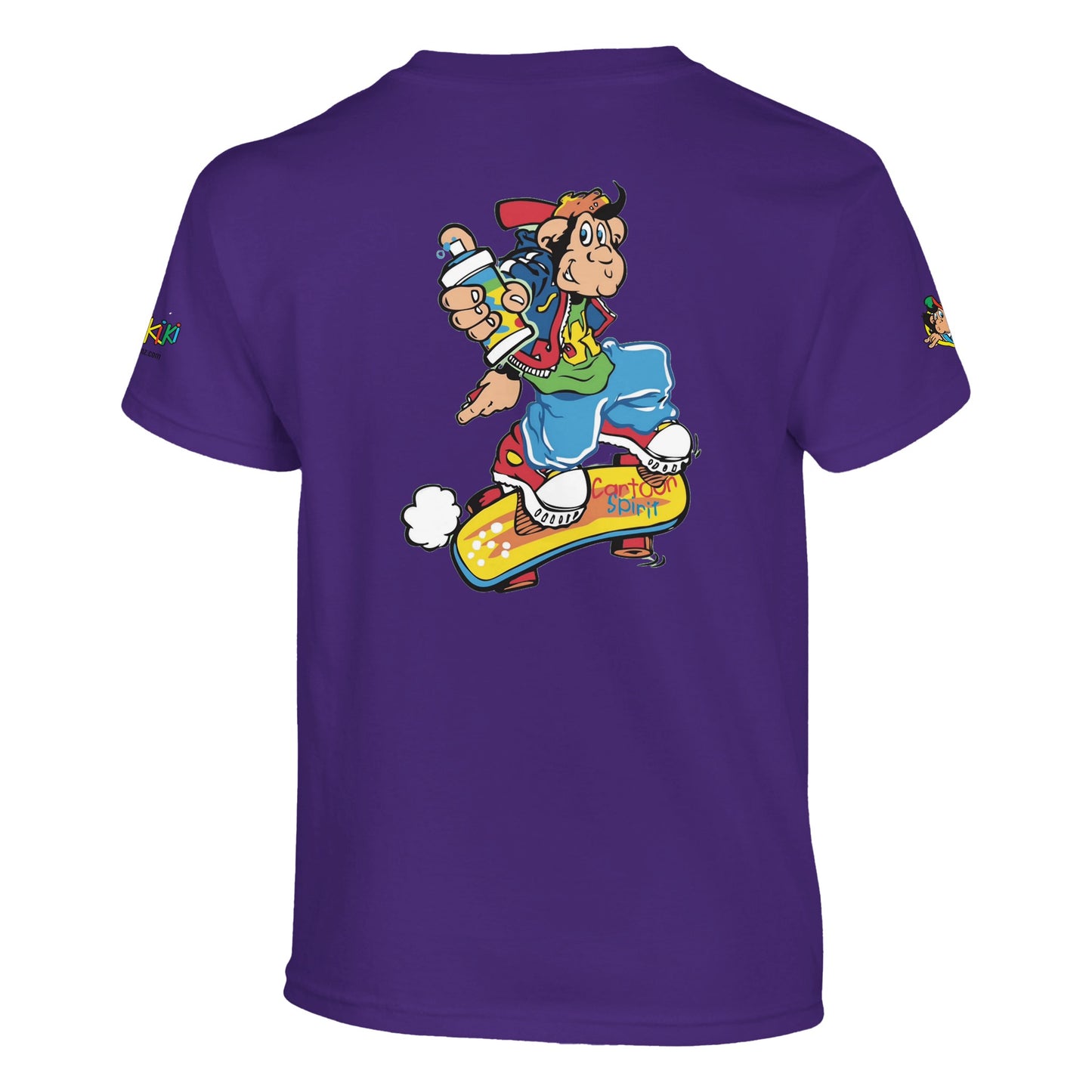 t-shirt waikiki gen z t shirt enfant revival coupe classique vintage logo specifique poitrine dos manches comme a lepoque singe vintage y2k années 90