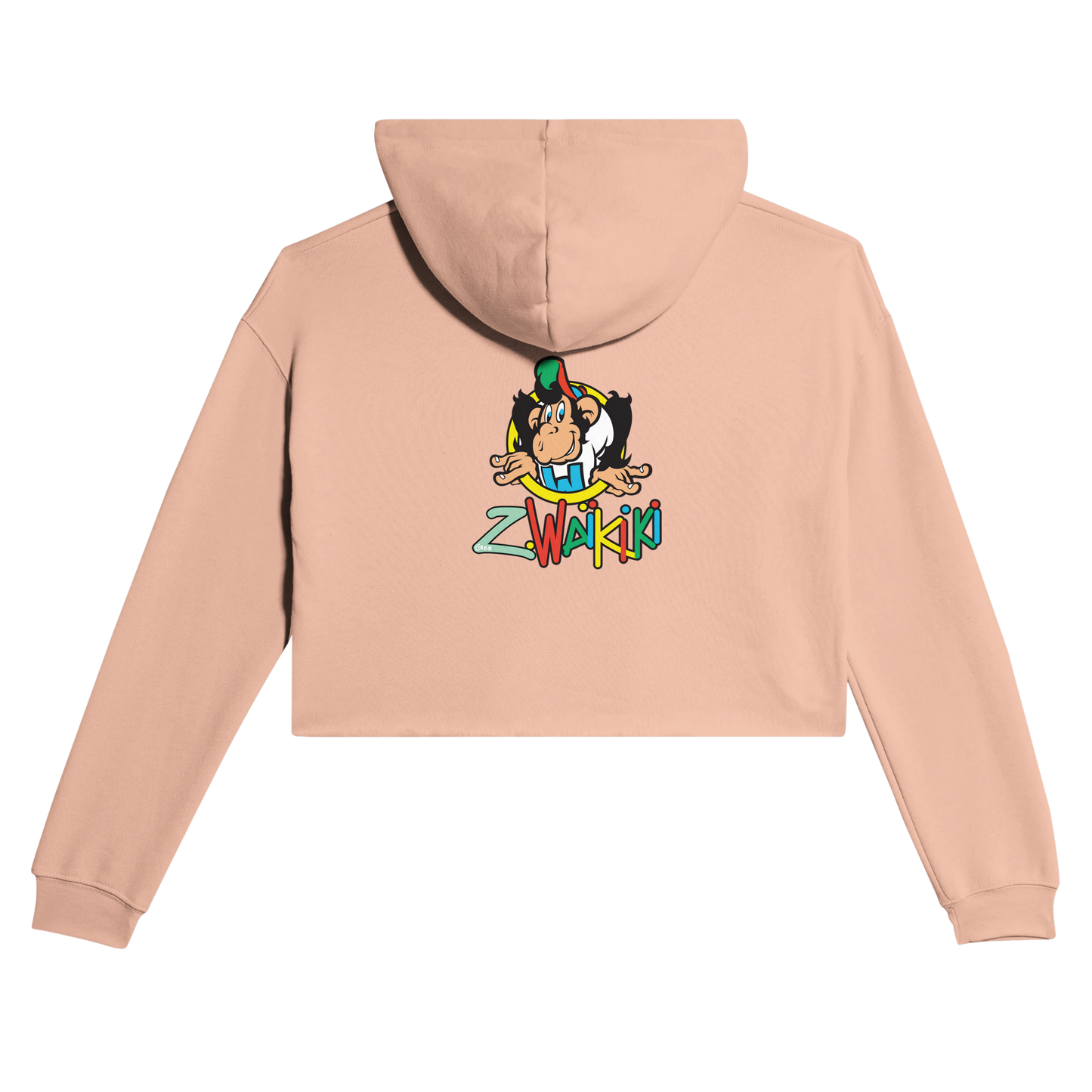 sweat waikiki gen z womens cropped hoodie bella canvas 7502 singe vintage y2k années 90