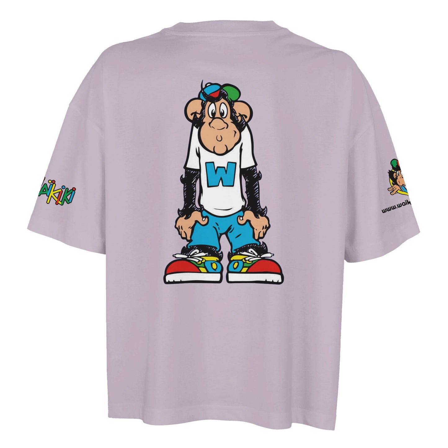 t-shirt waikiki gen z oversized t shirt revival femme logo specifique singe vintage y2k années 90