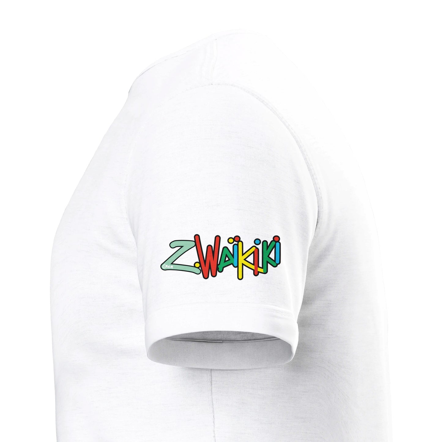t-shirt waikiki gen z t shirt revival surfer unisexe heavyweight vintage 90s y2k logo marque dos poitrine et manches 100 coton made in france 1 singe vintage y2k années 90