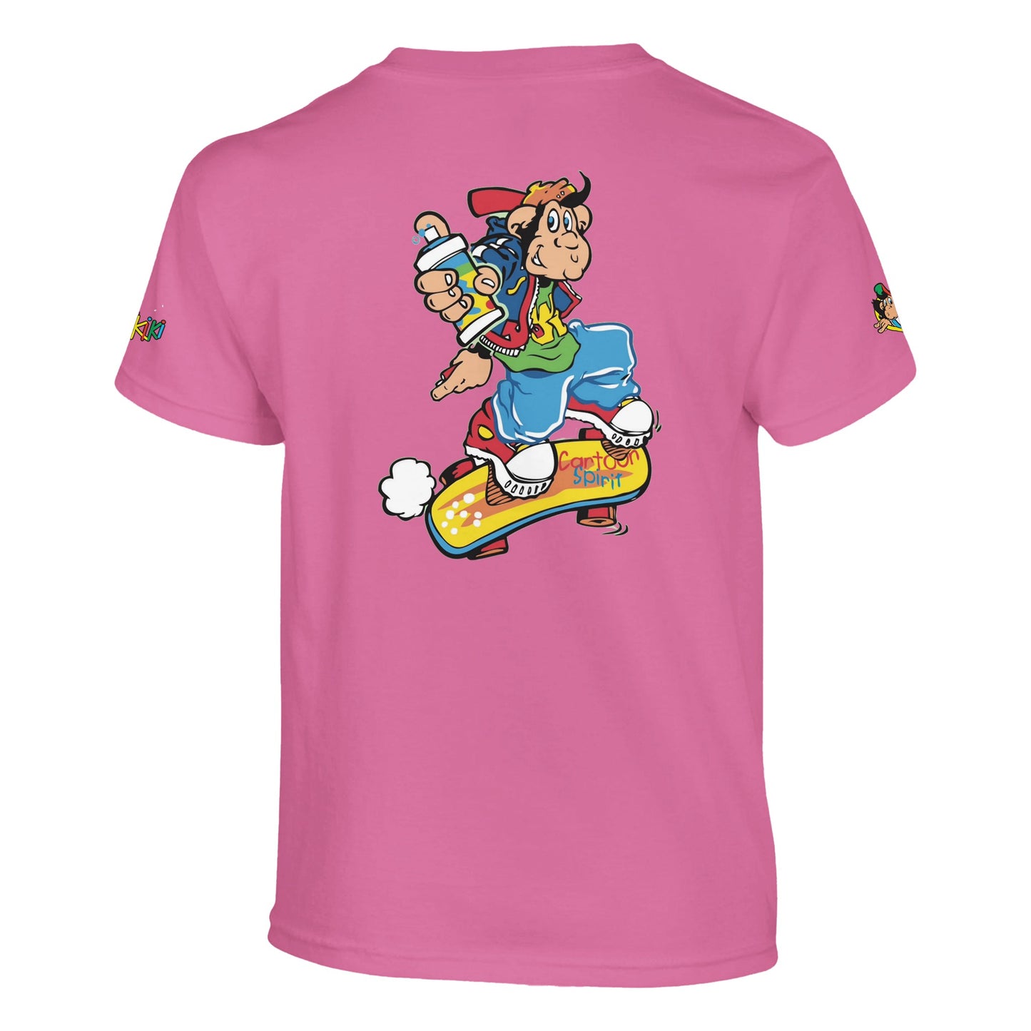 t-shirt waikiki gen z t shirt enfant revival coupe classique vintage logo specifique poitrine dos manches comme a lepoque singe vintage y2k années 90