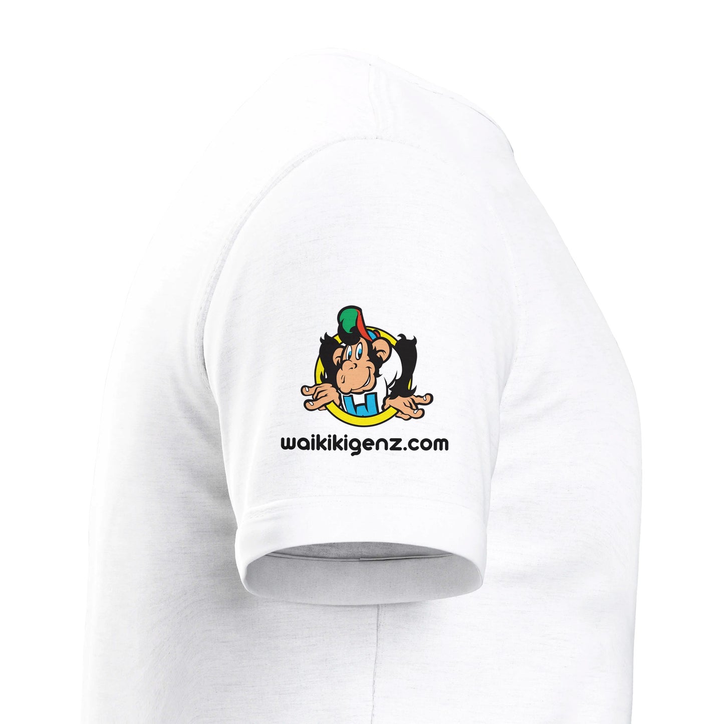 t-shirt waikiki gen z t shirt revival surfer unisexe heavyweight vintage 90s y2k logo marque dos poitrine et manches 100 coton made in france 1 singe vintage y2k années 90