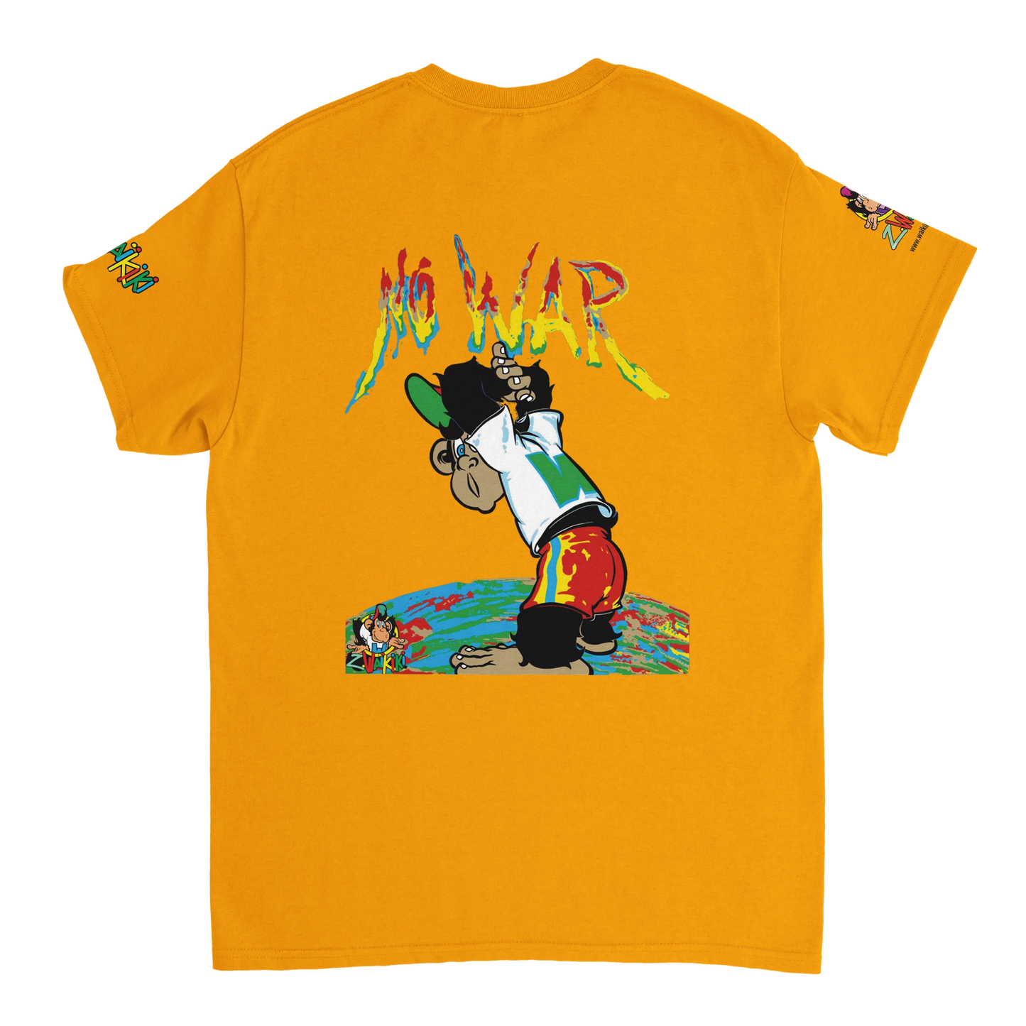 t-shirt waikiki gen z t shirt unisexe heavyweight no war edition 2025 singe vintage y2k années 90
