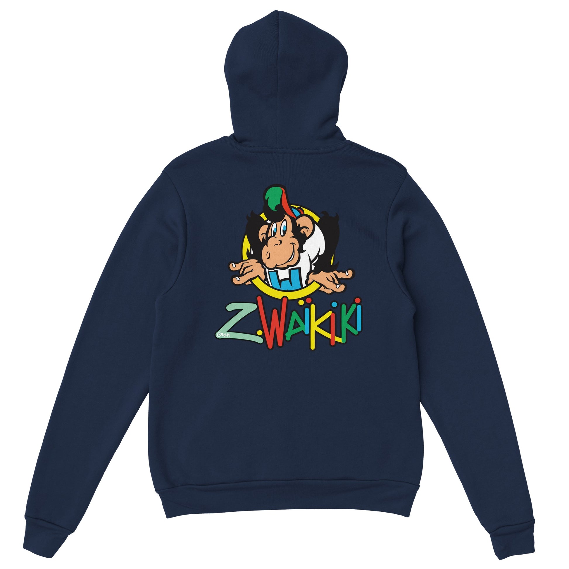 sweat waikiki gen z classic unisex pullover hoodie gildan® 18500 singe vintage y2k années 90