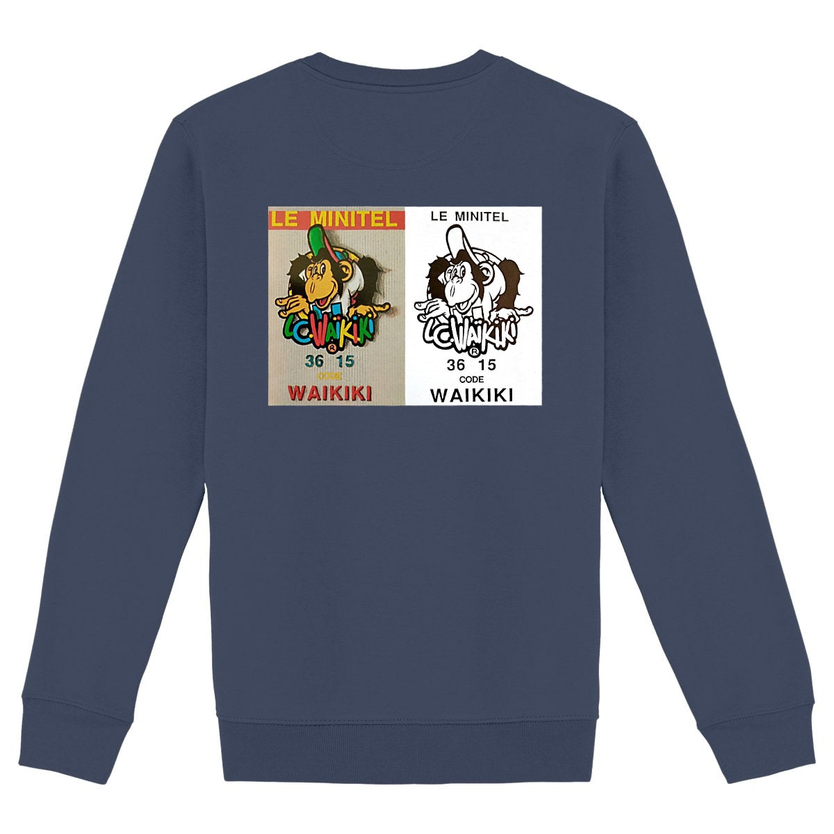 sweat waikiki gen z sweat unisex logo marque front singe vintage y2k années 90