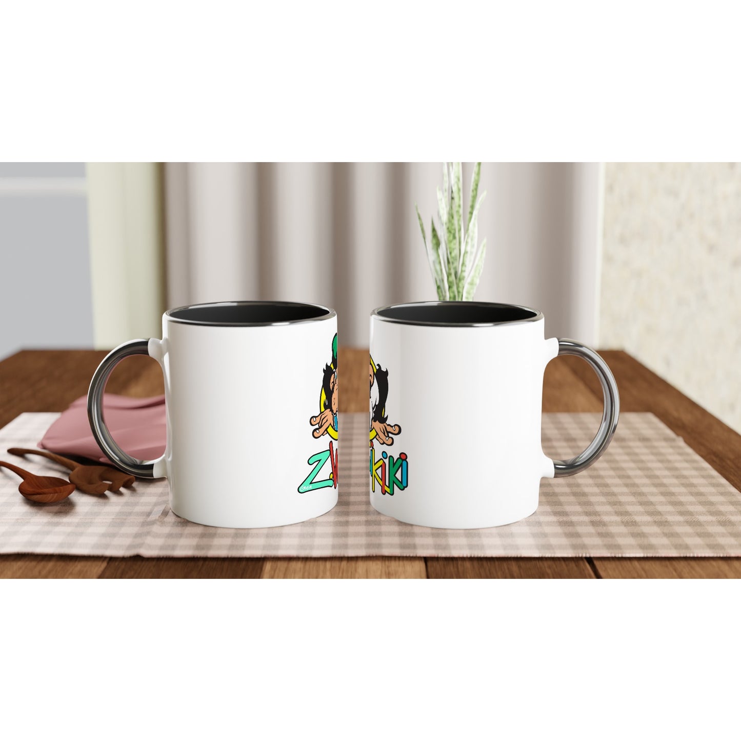 pièce waikiki gen z mug ceramique 250ml couleur interieure singe vintage y2k années 90