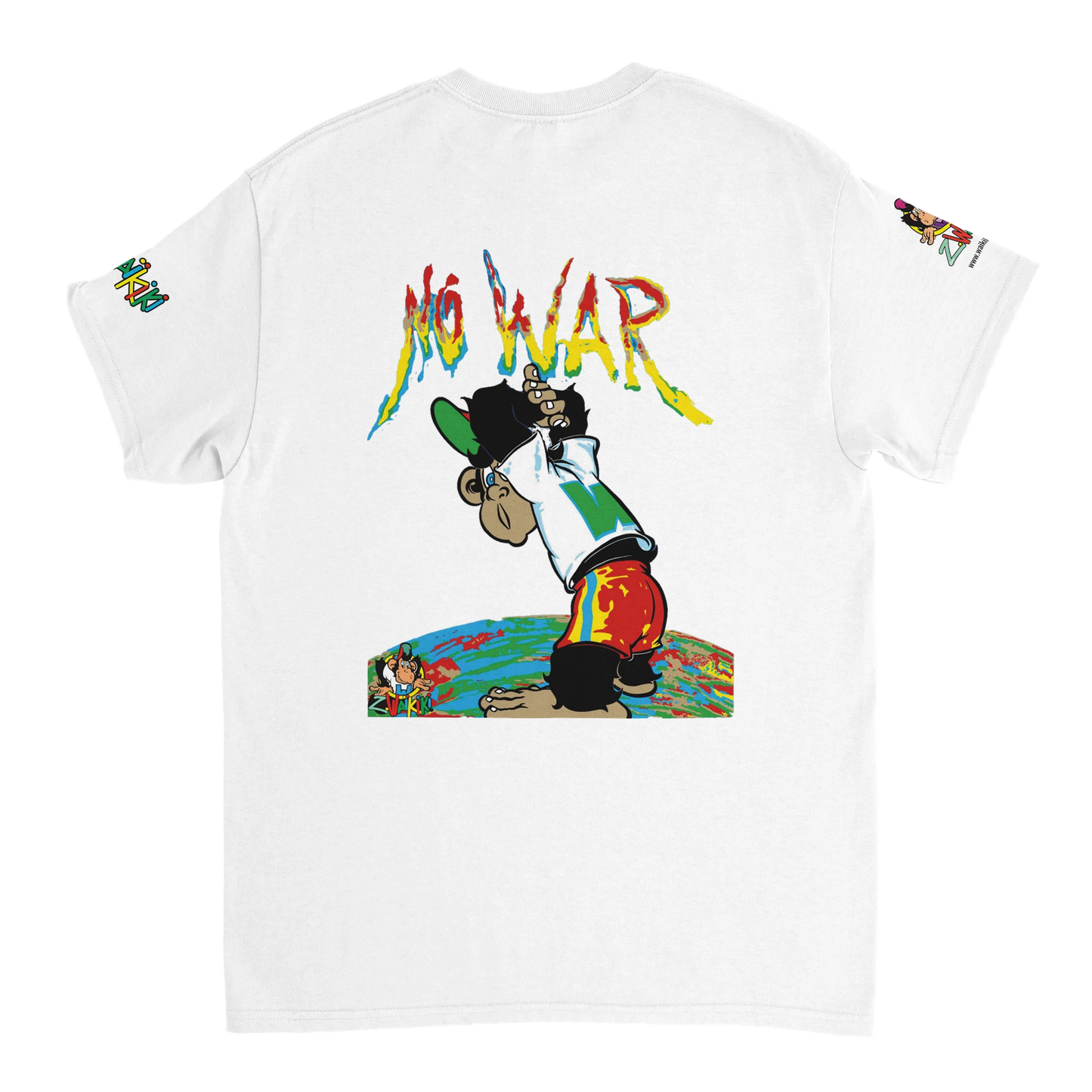 t-shirt waikiki gen z t shirt unisexe heavyweight no war edition 2025 singe vintage y2k années 90