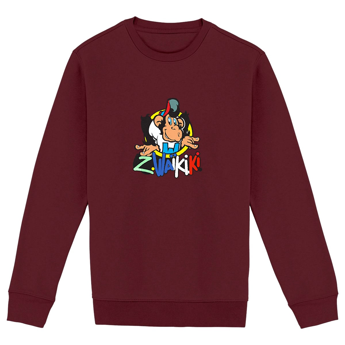 sweat waikiki gen z sweat unisex logo marque front singe vintage y2k années 90