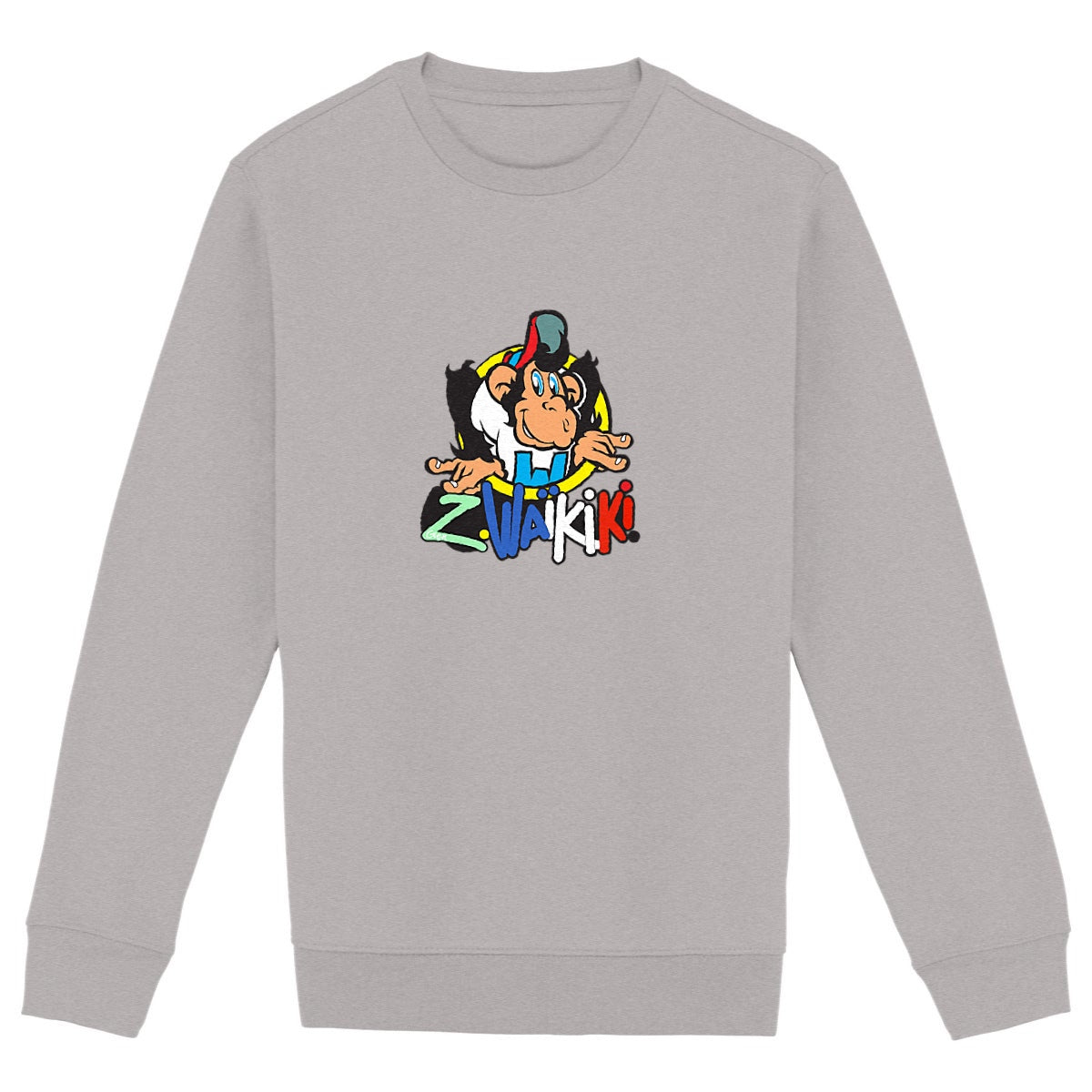 sweat waikiki gen z sweat unisex logo marque front singe vintage y2k années 90