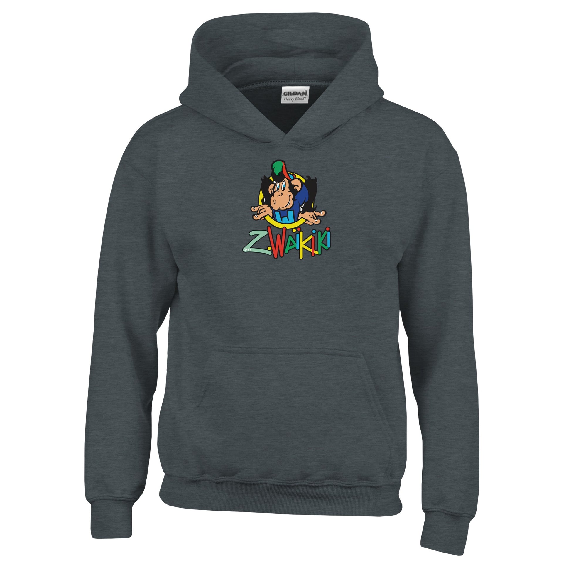 sweat waikiki gen z waikiki chimpanzee classic kids pullover hoodie custom design singe vintage y2k années 90