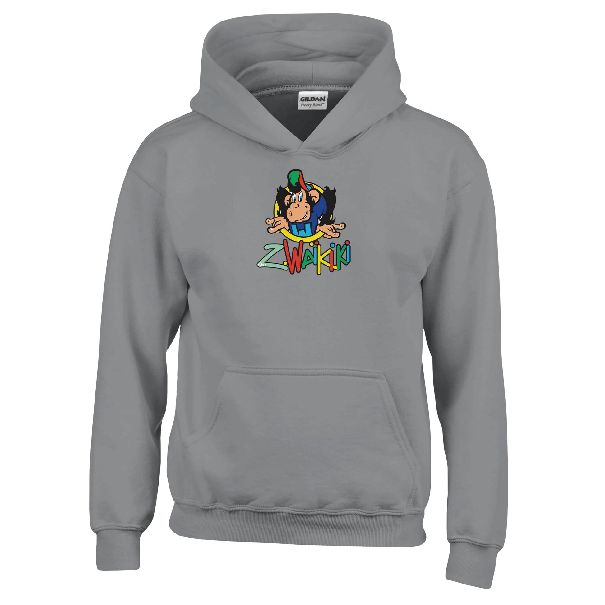 sweat waikiki gen z waikiki chimpanzee classic kids pullover hoodie custom design singe vintage y2k années 90