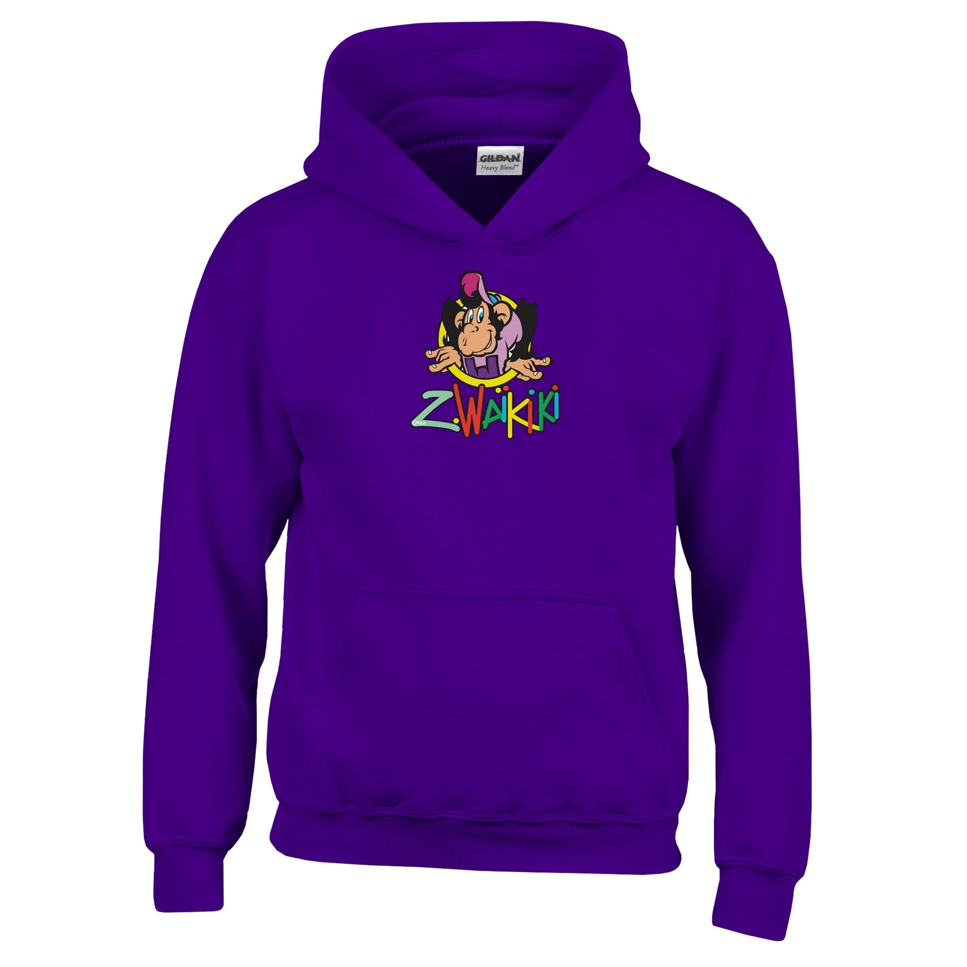 sweat waikiki gen z waikiki chimpanzee classic kids pullover hoodie custom design singe vintage y2k années 90