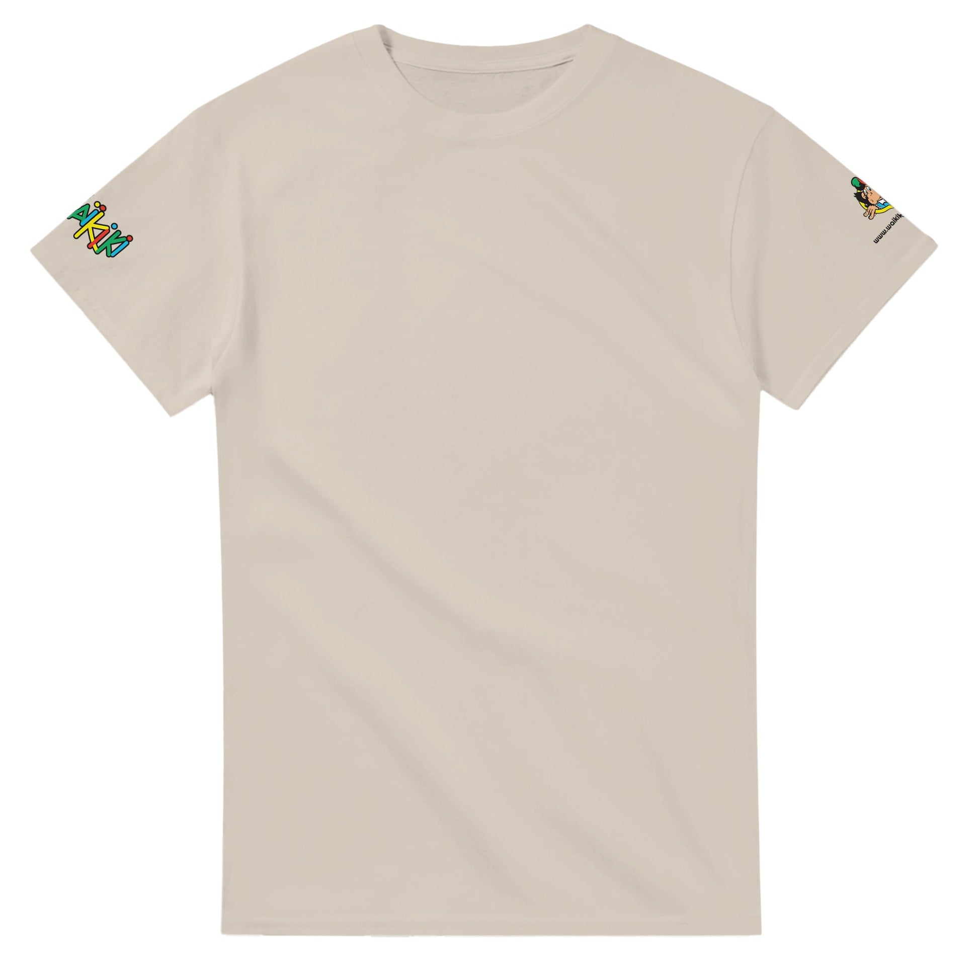 t-shirt waikiki gen z t shirt revival coupe classique vintage logo marque poitrine dos manches comme a lepoque singe vintage y2k années 90