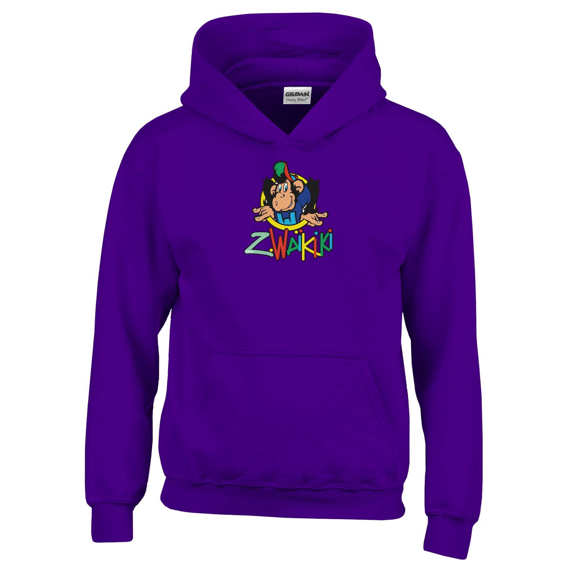 sweat waikiki gen z waikiki chimpanzee classic kids pullover hoodie custom design singe vintage y2k années 90