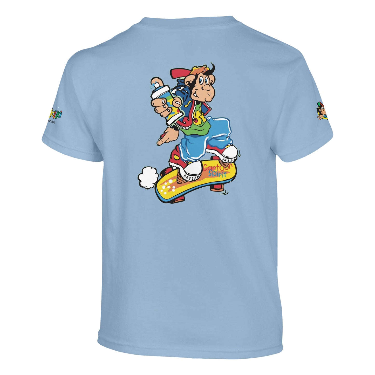 t-shirt waikiki gen z t shirt enfant revival coupe classique vintage logo specifique poitrine dos manches comme a lepoque singe vintage y2k années 90