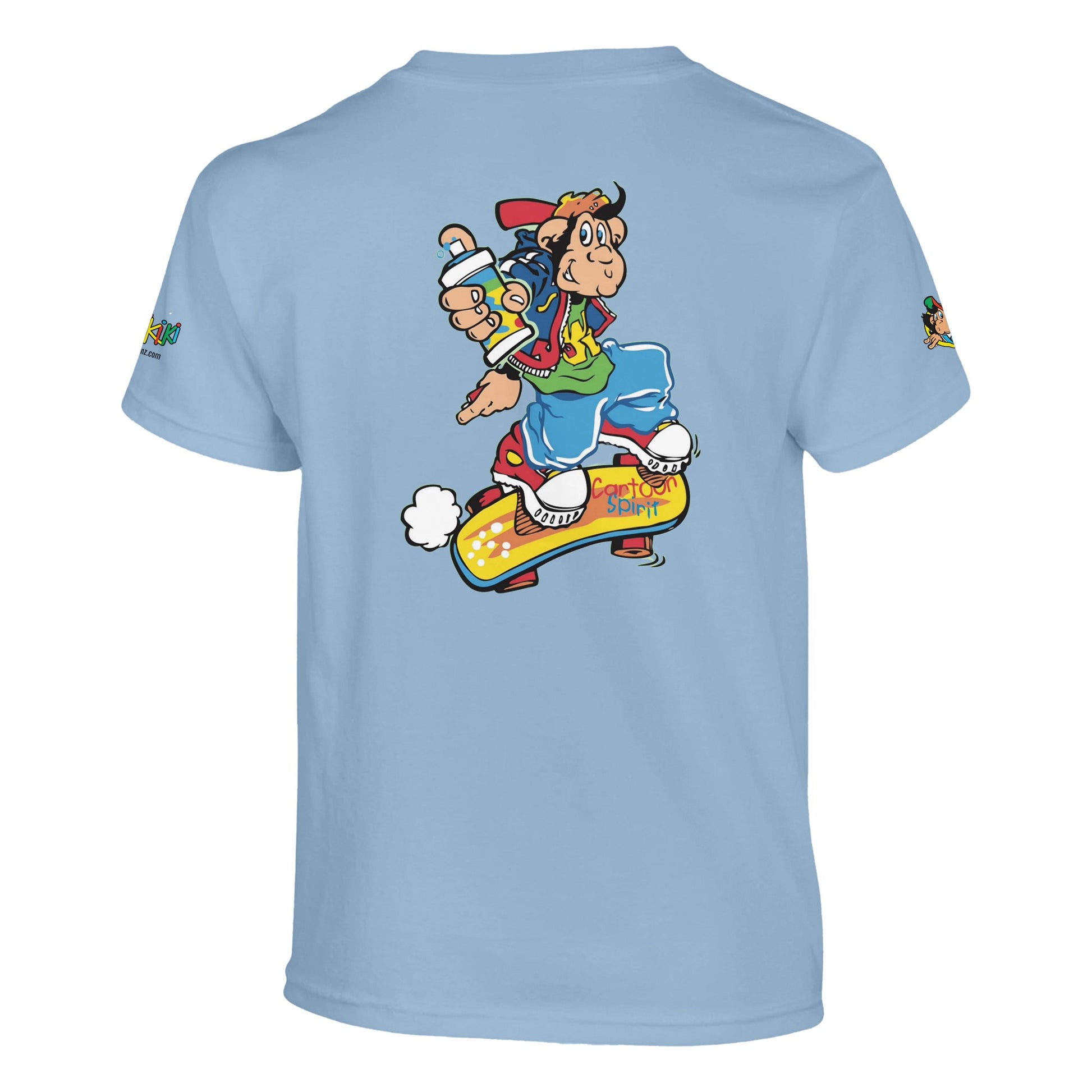 t-shirt waikiki gen z t shirt enfant revival coupe classique vintage logo specifique poitrine dos manches comme a lepoque singe vintage y2k années 90