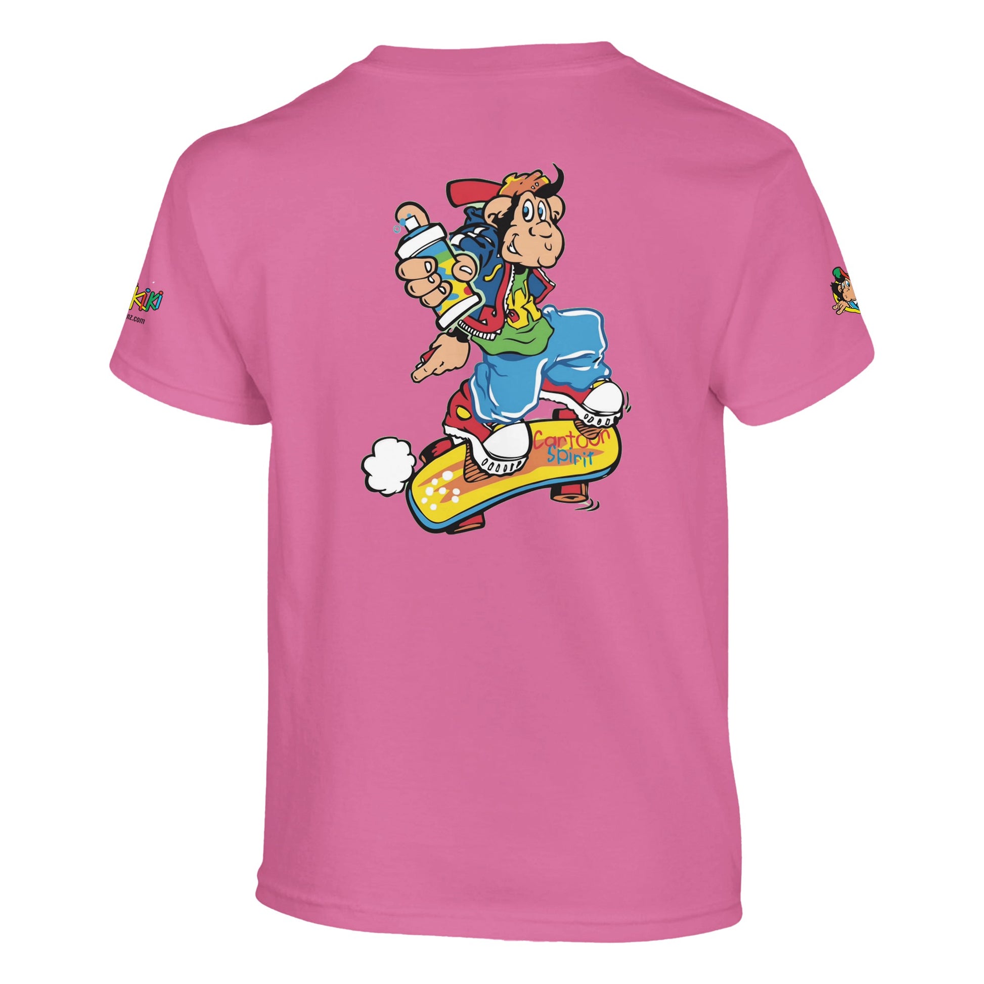 t-shirt waikiki gen z t shirt enfant revival coupe classique vintage logo specifique poitrine dos manches comme a lepoque singe vintage y2k années 90